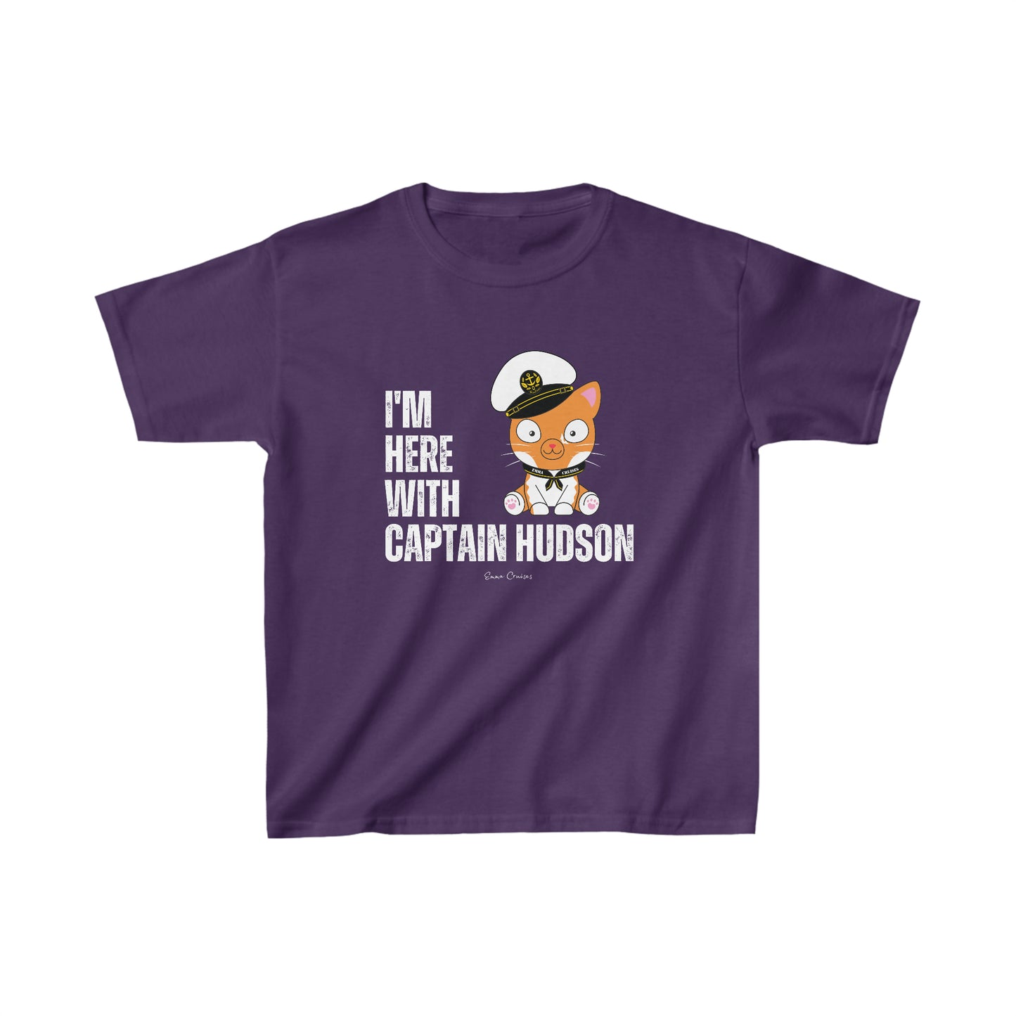 Ich bin mit Captain Hudson - Kinder-UNISEX-T-Shirt