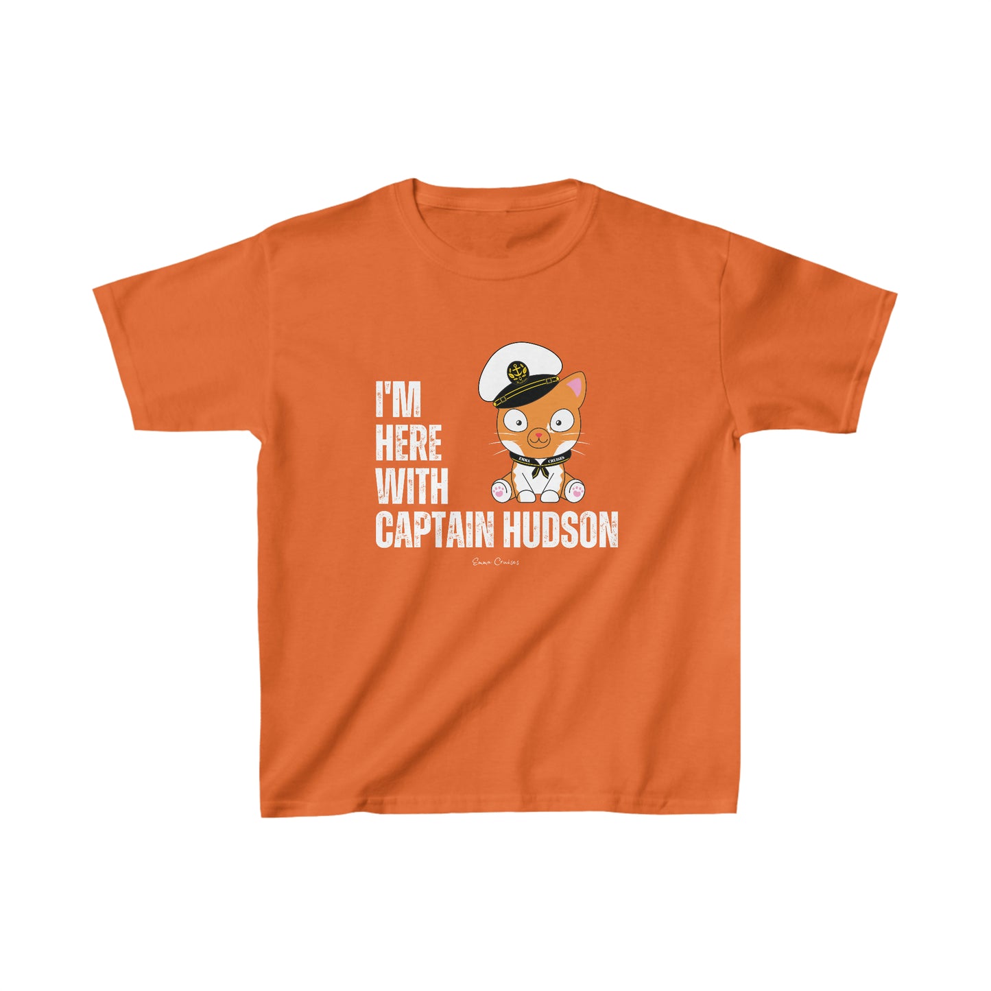 Ich bin mit Captain Hudson - Kinder-UNISEX-T-Shirt