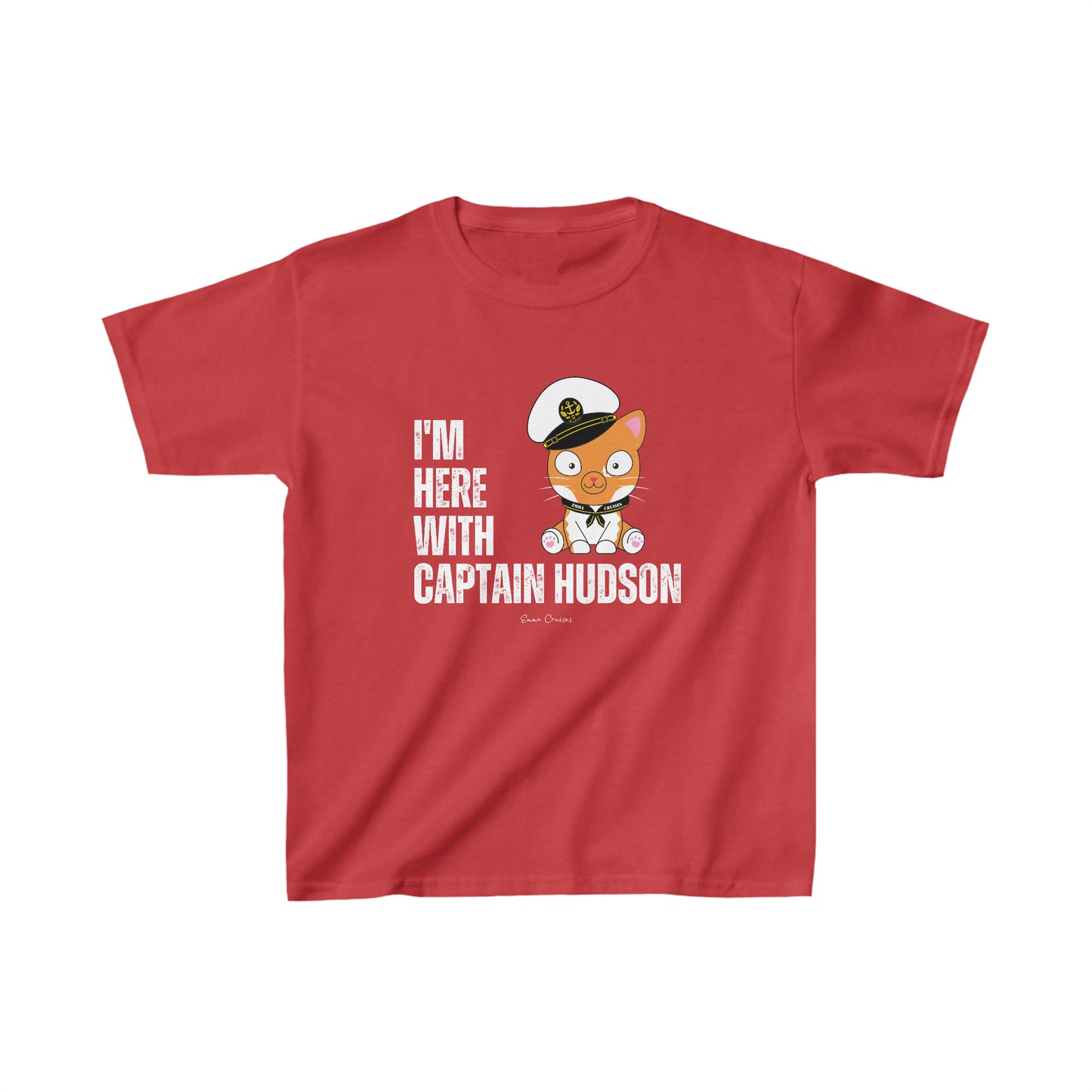 Ich bin mit Captain Hudson - Kinder-UNISEX-T-Shirt