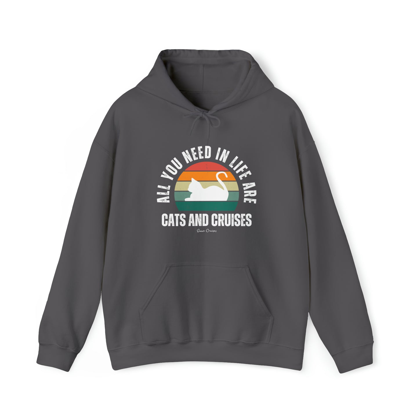 Katzen und Kreuzfahrten - UNISEX Kapuzenpullover
