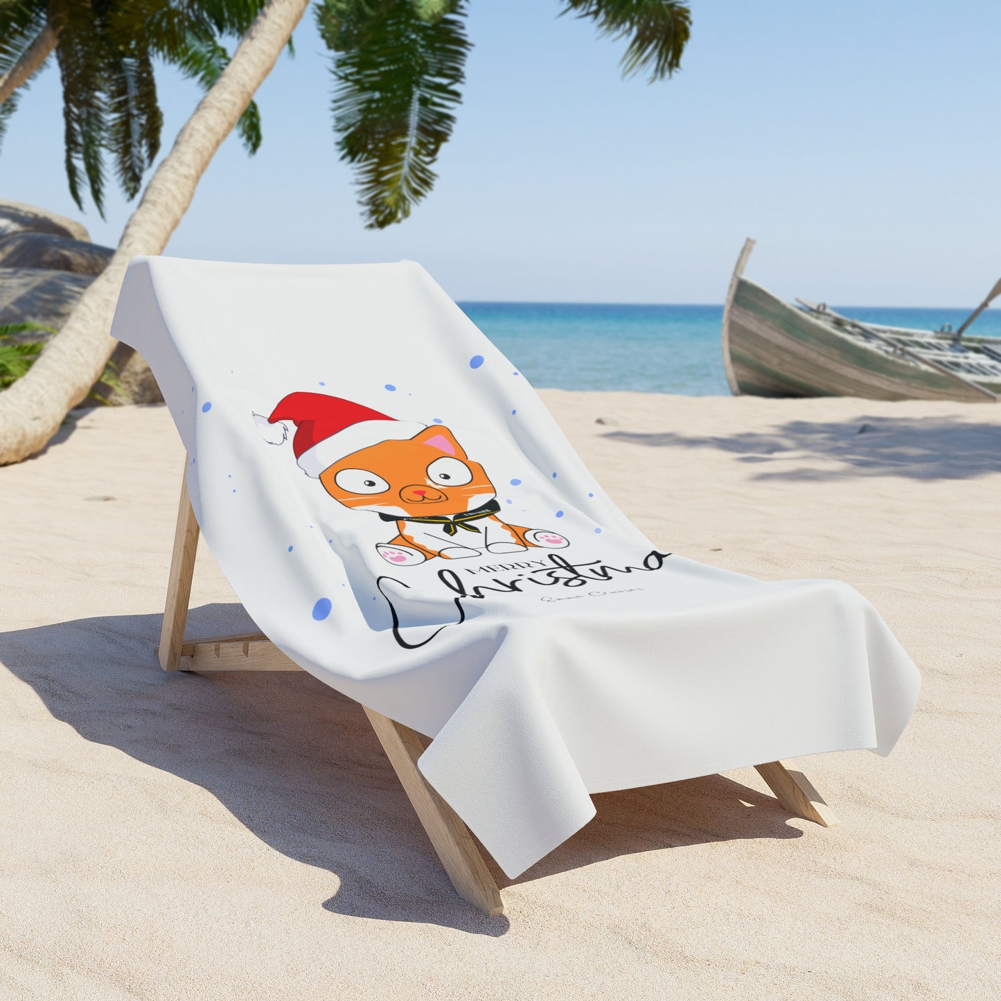 Feliz Navidad - Toalla de playa