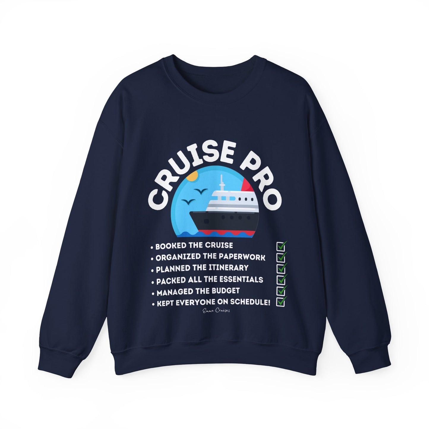 Ich bin ein Cruise Pro - UNISEX Crewneck Sweatshirt
