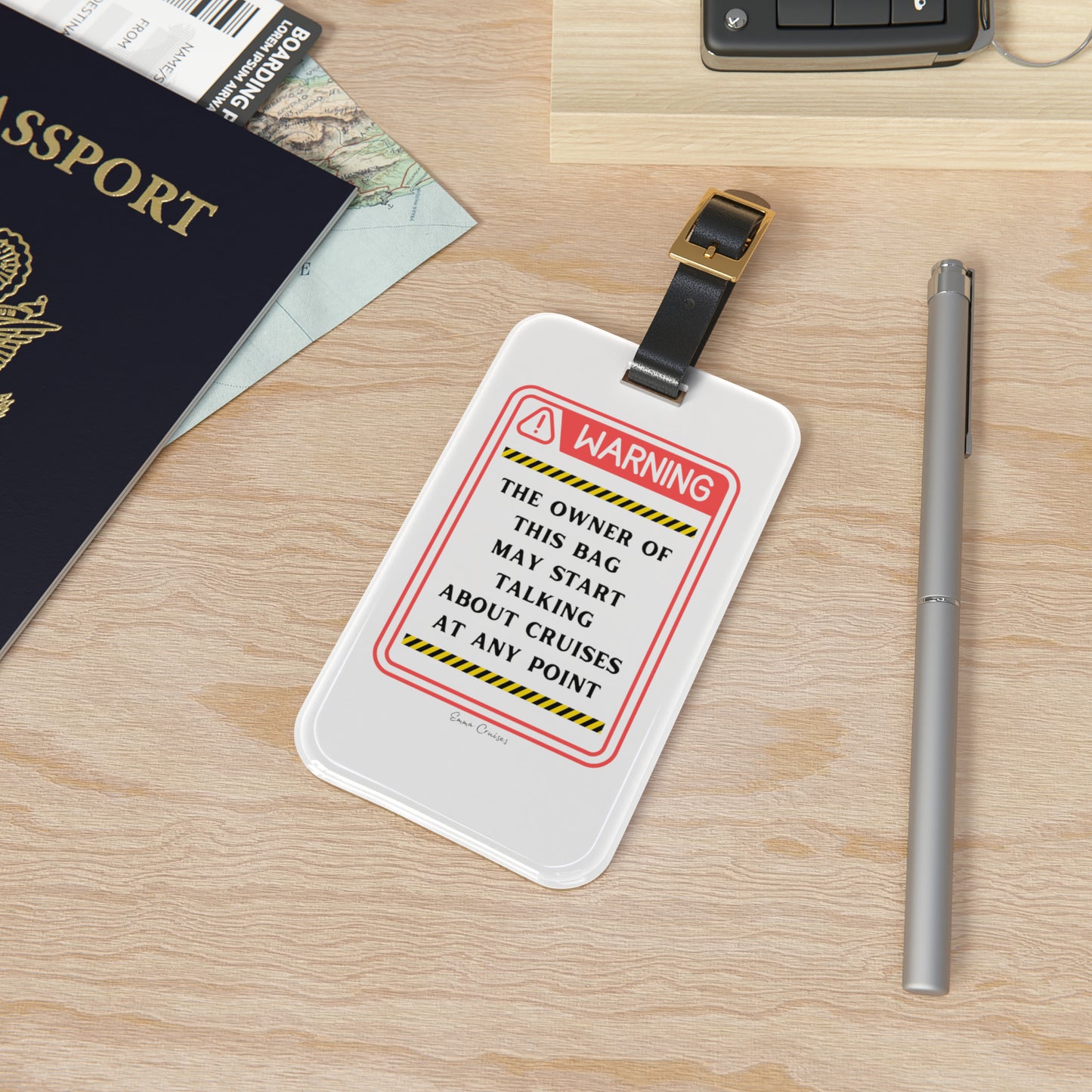May Start Talking About Cruises - Luggage Tag