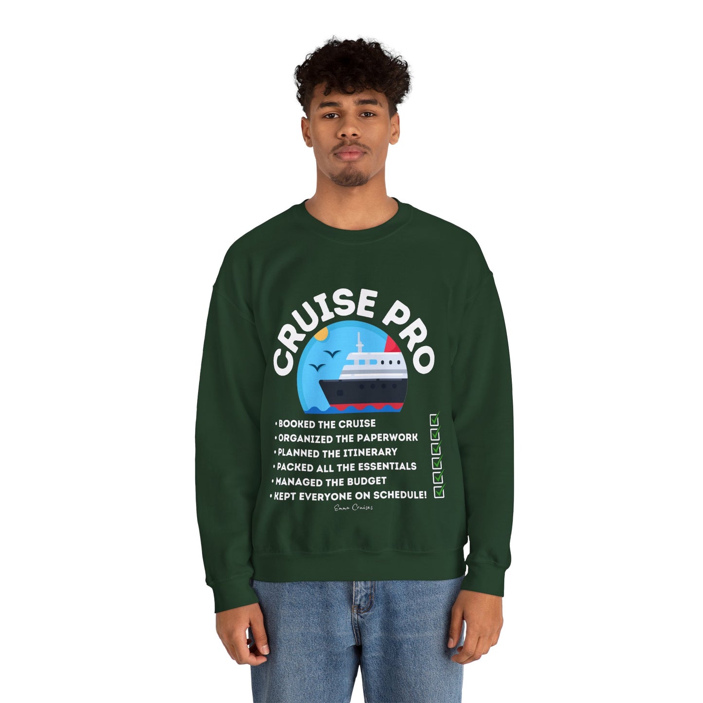 Ich bin ein Cruise Pro - UNISEX Crewneck Sweatshirt