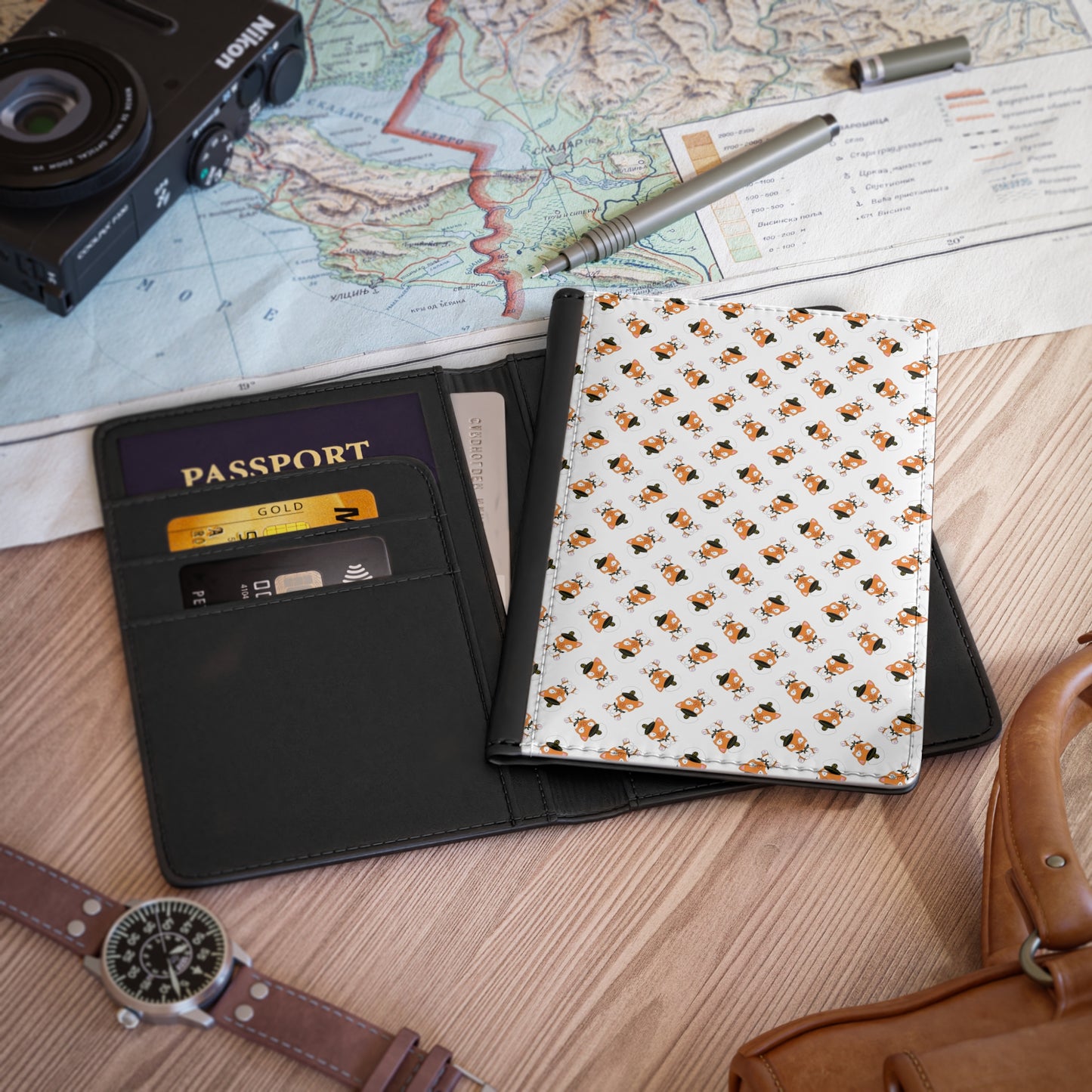 Hudson Tile Print - Passport Cover