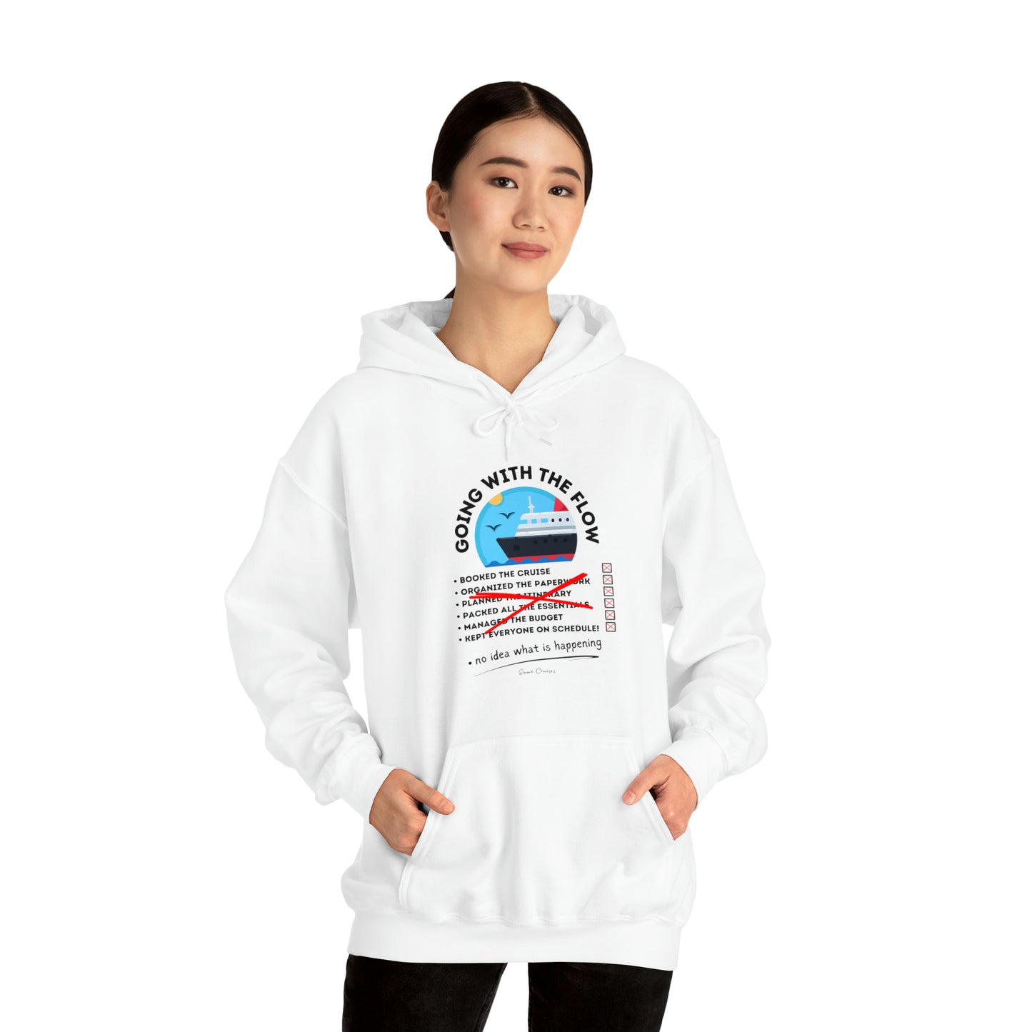 Voy con la corriente - Sudadera con capucha UNISEX