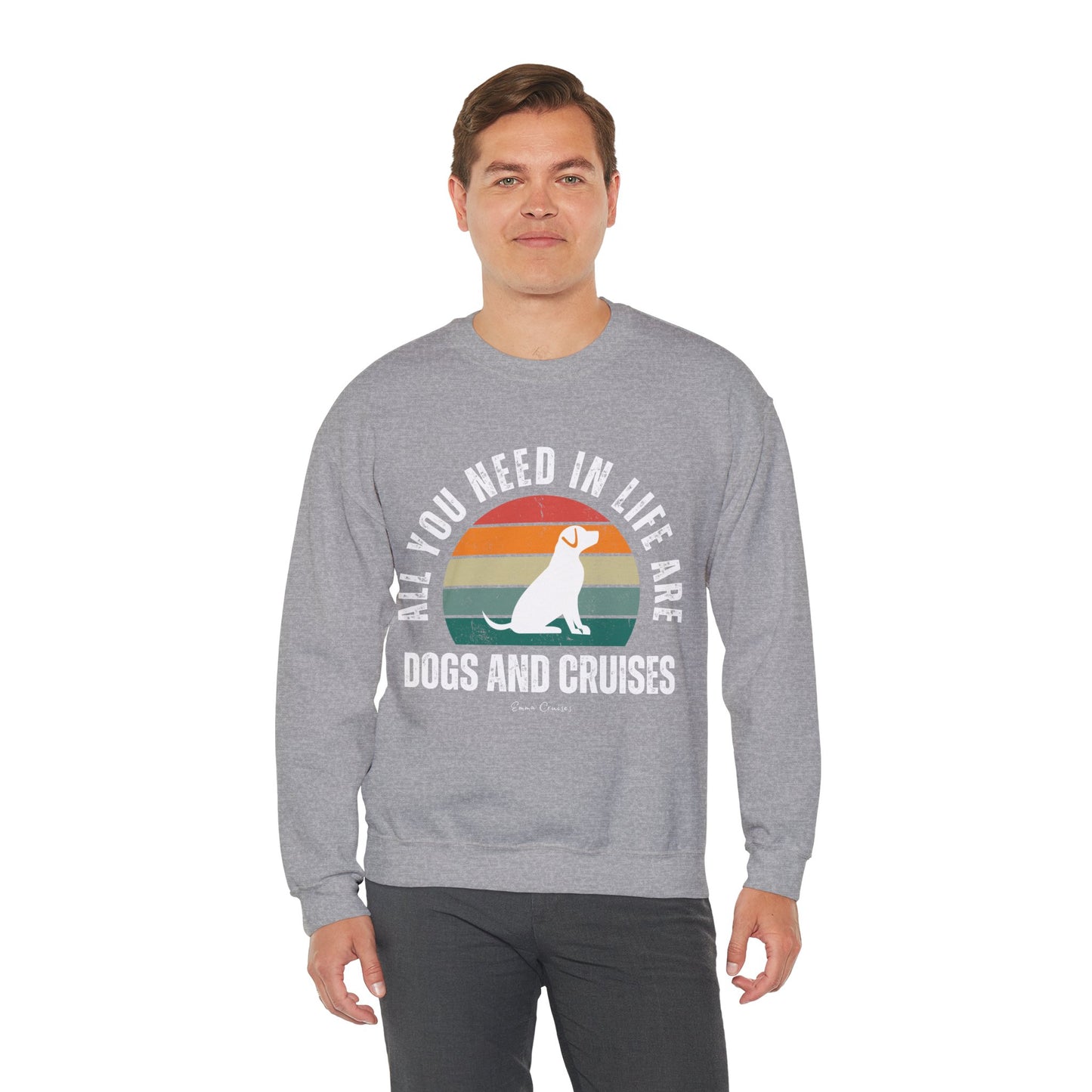 Dogs and Cruises - UNISEX Crewneck Sweatshirt