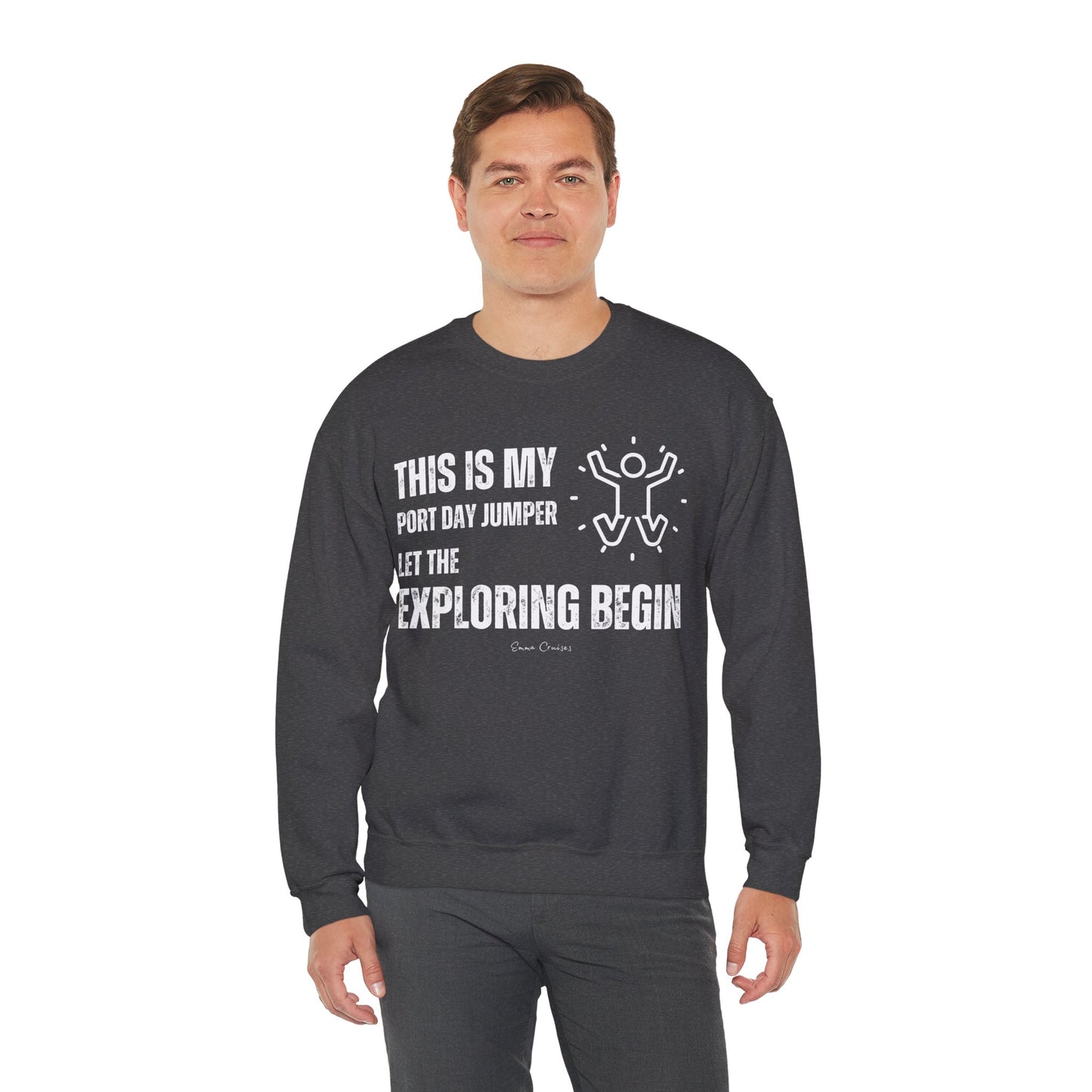 Dies ist mein Port Day Jumper – Unisex-Sweatshirt mit Rundhalsausschnitt