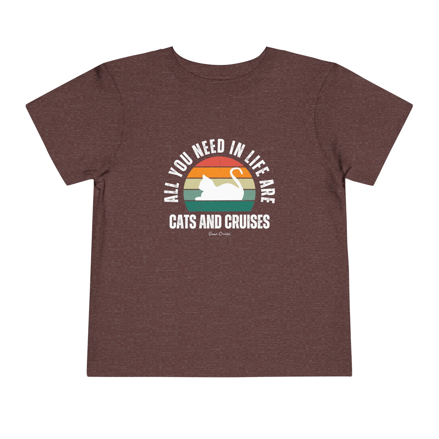 Katzen und Kreuzfahrten - Kleinkind UNISEX T-Shirt