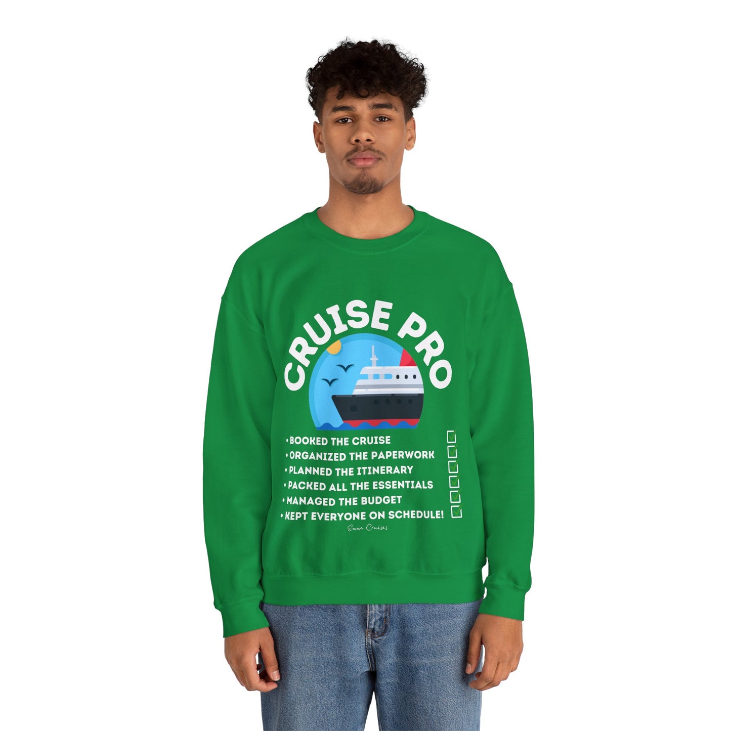Ich bin ein Cruise Pro - UNISEX Crewneck Sweatshirt