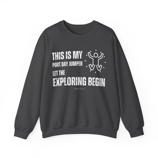 Este es mi jersey de día de puerto - Sudadera UNISEX Crewneck