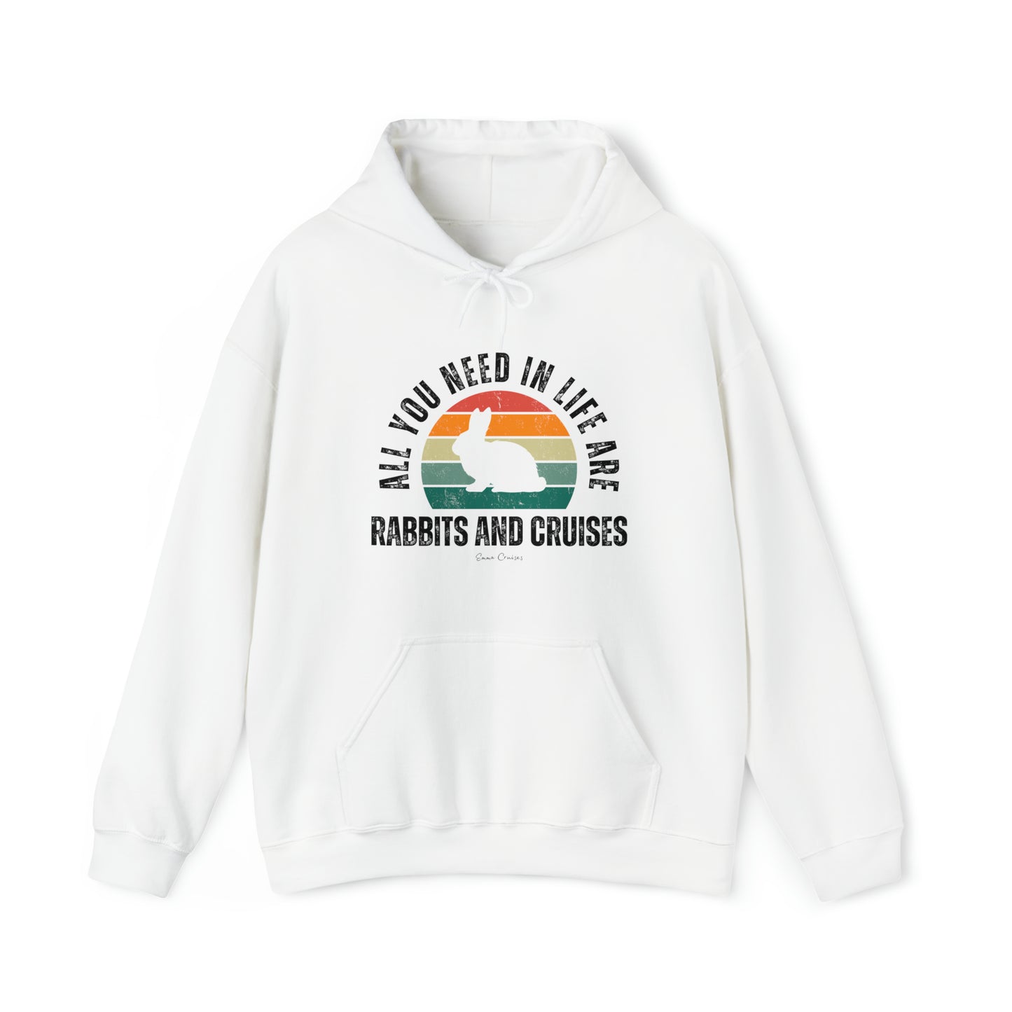 Kaninchen und Kreuzfahrten - UNISEX Kapuzenpullover