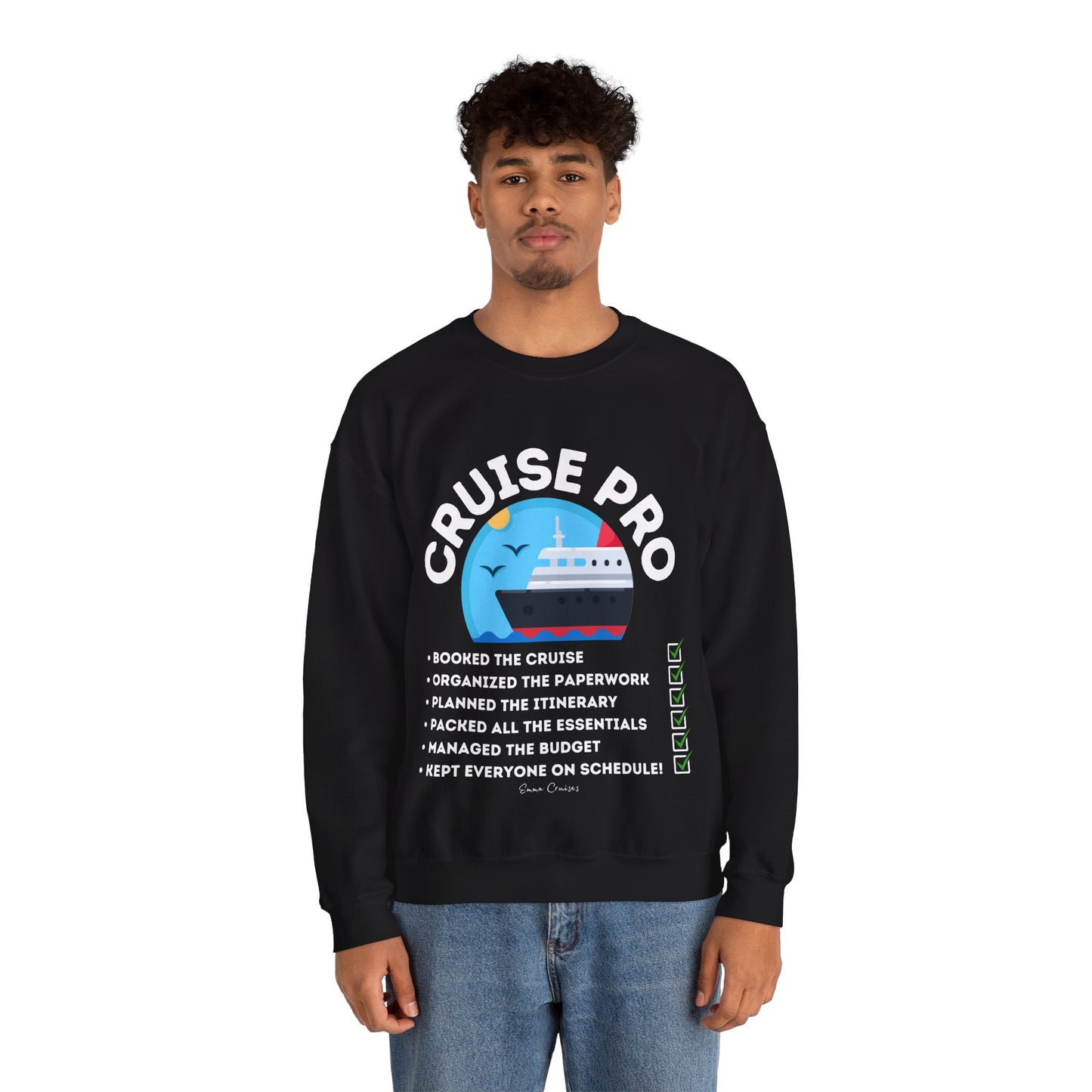 Ich bin ein Cruise Pro - UNISEX Crewneck Sweatshirt