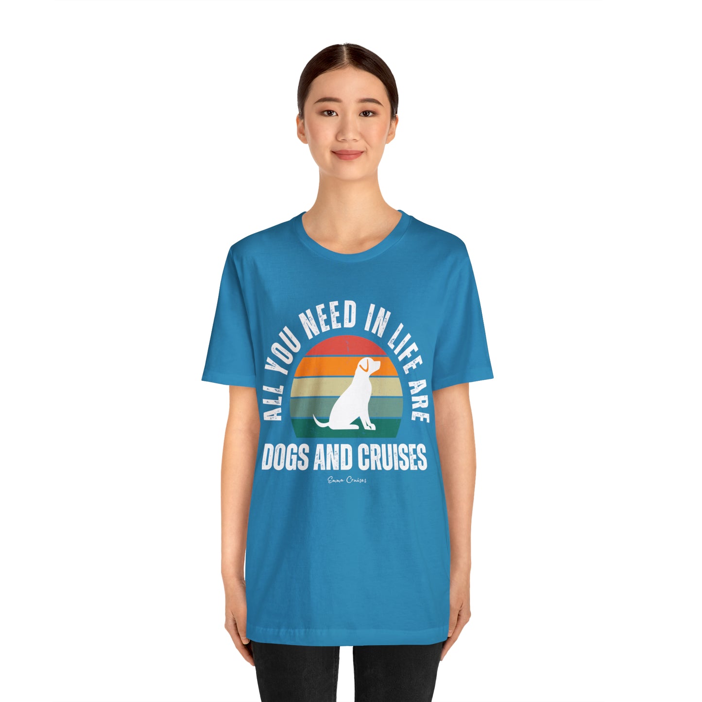Hunde und Kreuzfahrten - UNISEX T-Shirt
