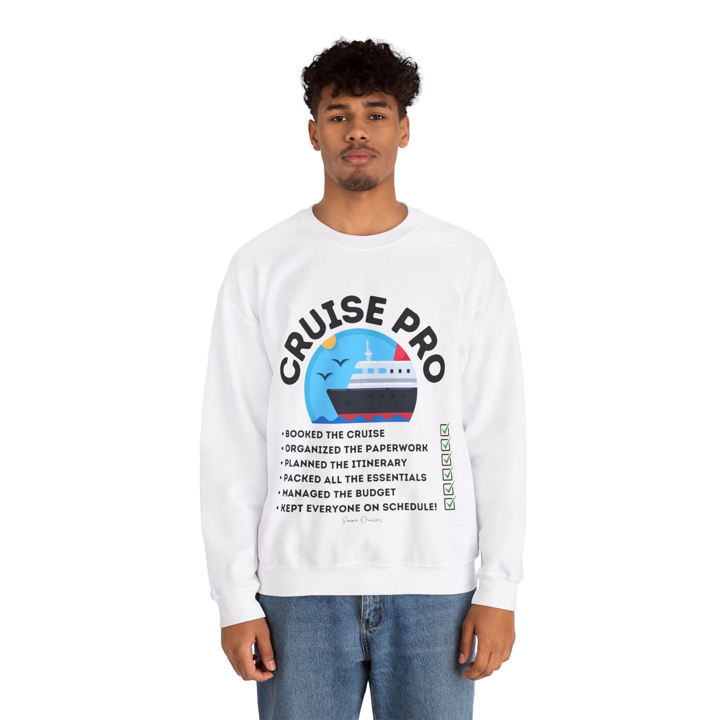Ich bin ein Cruise Pro - UNISEX Crewneck Sweatshirt