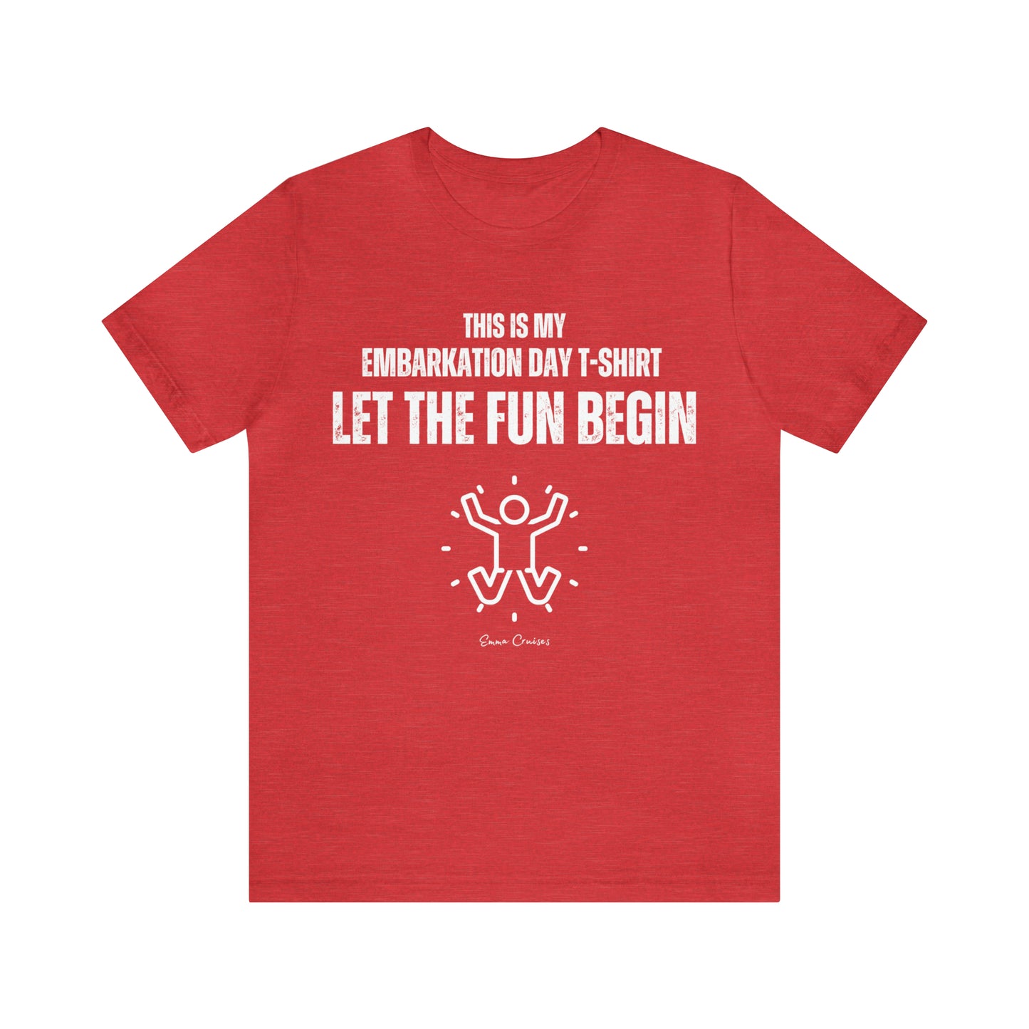 Dies ist mein Einschiffungstag-T-Shirt – Unisex-T-Shirt