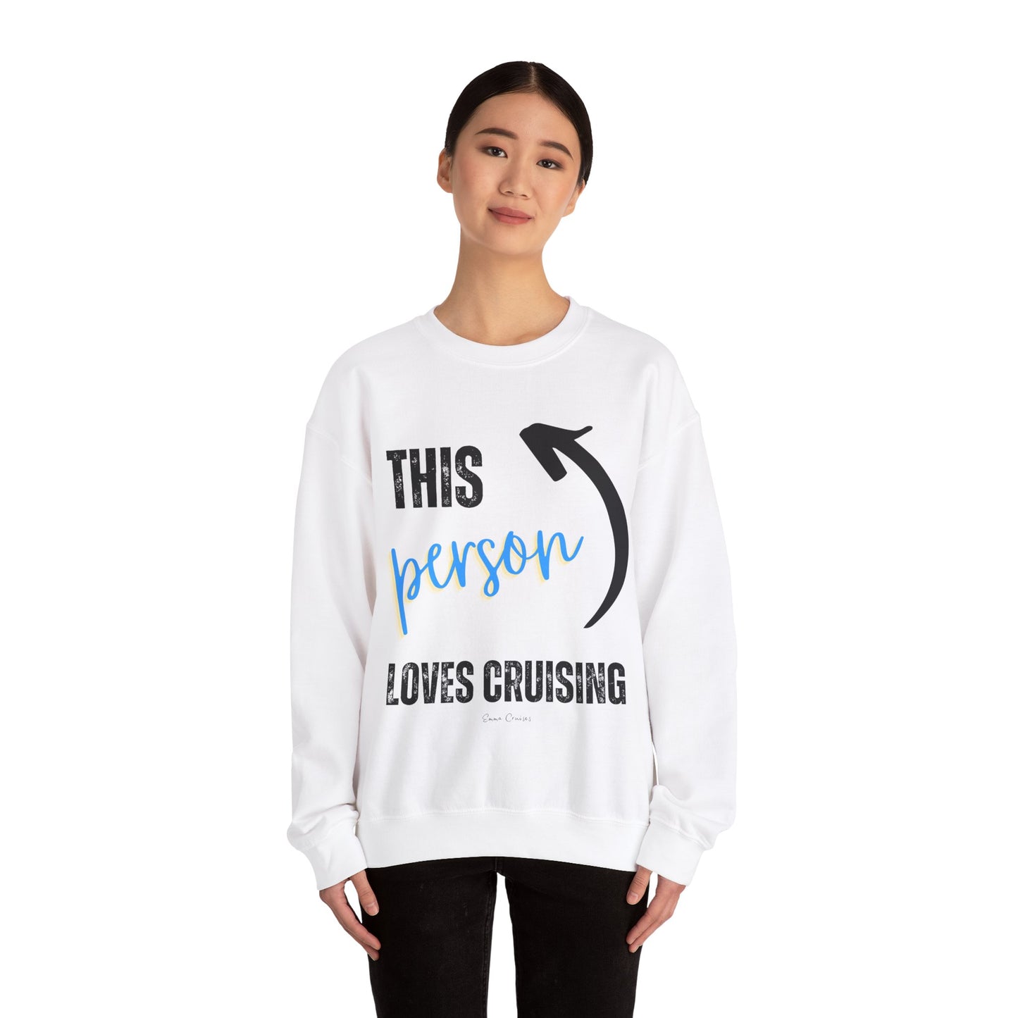 This Person Loves Cruising - UNISEX Crewneck Sweatshirt (UK)