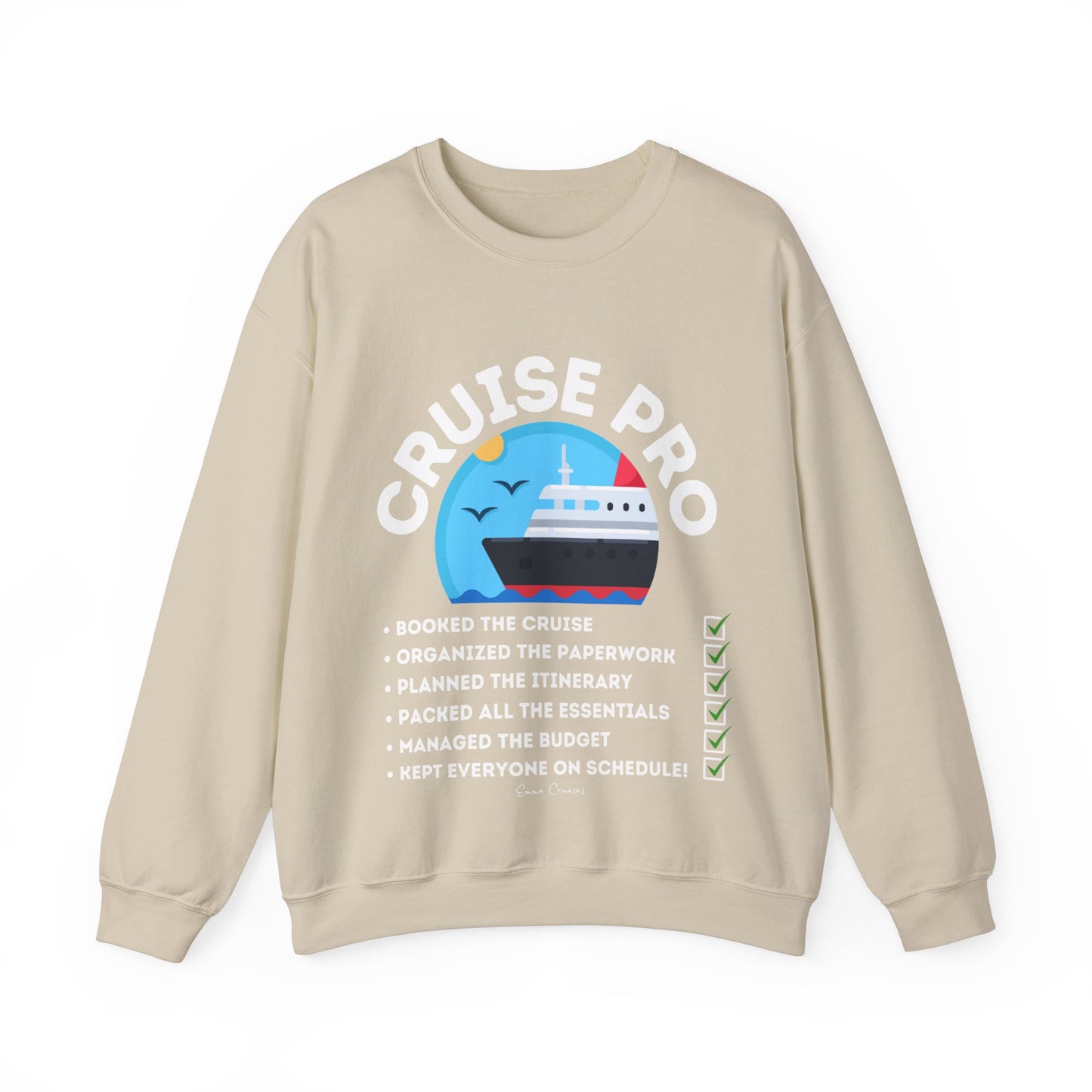Ich bin ein Cruise Pro - UNISEX Crewneck Sweatshirt