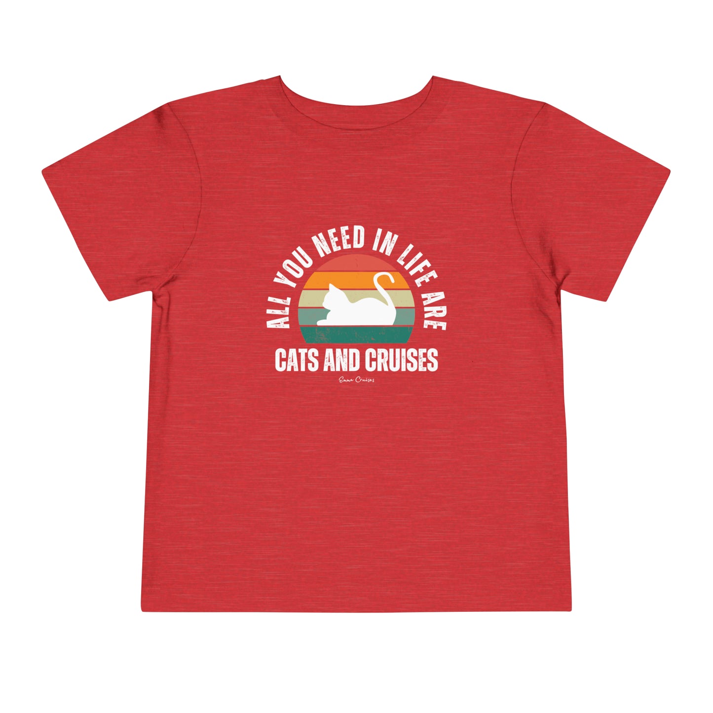 Katzen und Kreuzfahrten - Kleinkind UNISEX T-Shirt