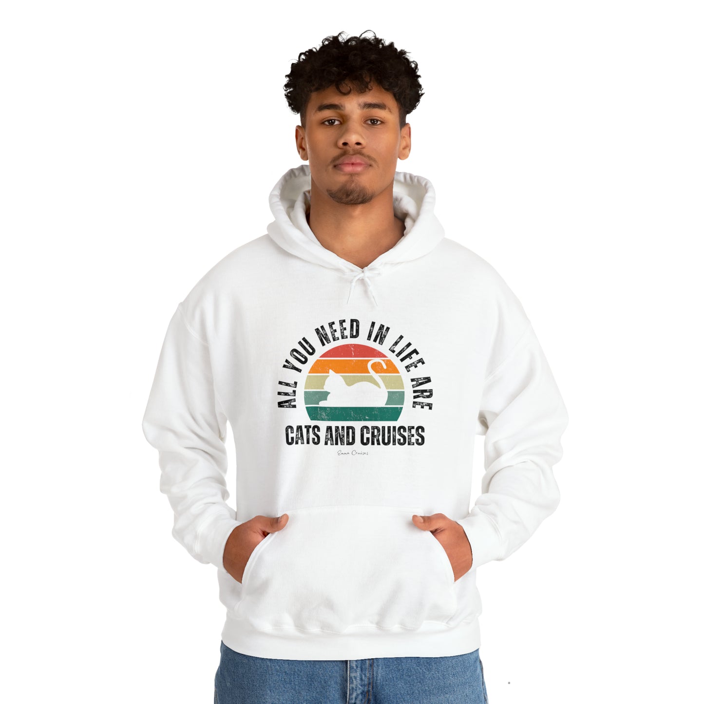 Katzen und Kreuzfahrten - UNISEX Kapuzenpullover