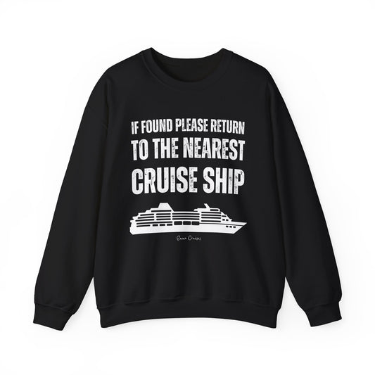 Return to Cruise Ship - UNISEX Crewneck Sweatshirt