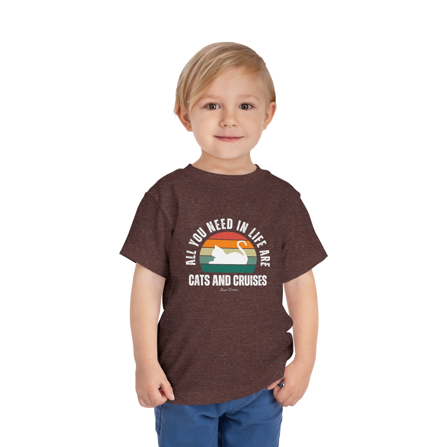 Katzen und Kreuzfahrten - Kleinkind UNISEX T-Shirt