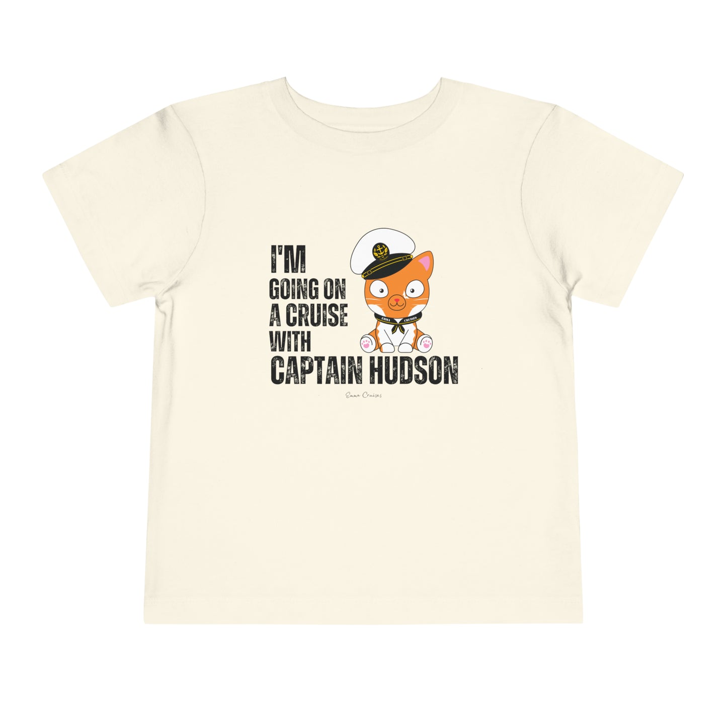 Ich gehe mit Captain Hudson auf eine Kreuzfahrt – Unisex-T-Shirt für Kleinkinder