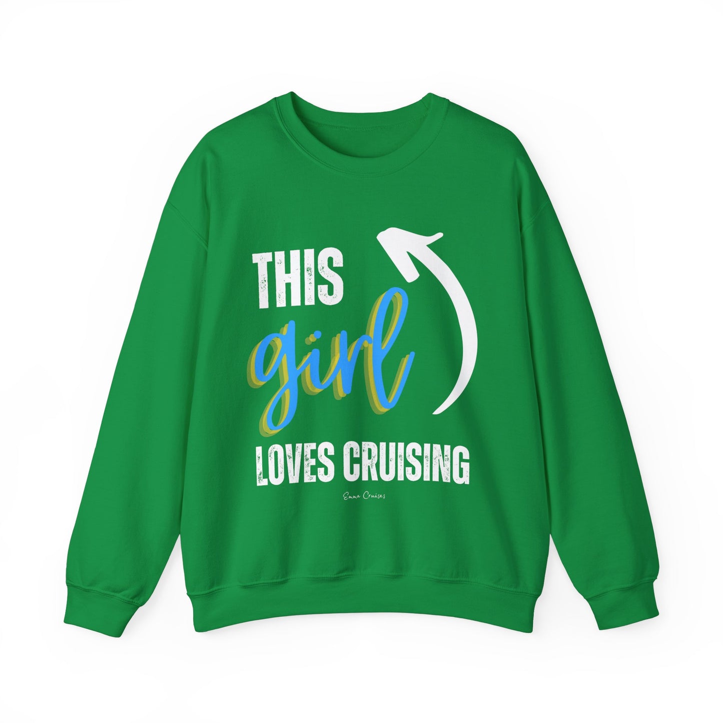 This Girl Loves Cruising - UNISEX Crewneck Sweatshirt