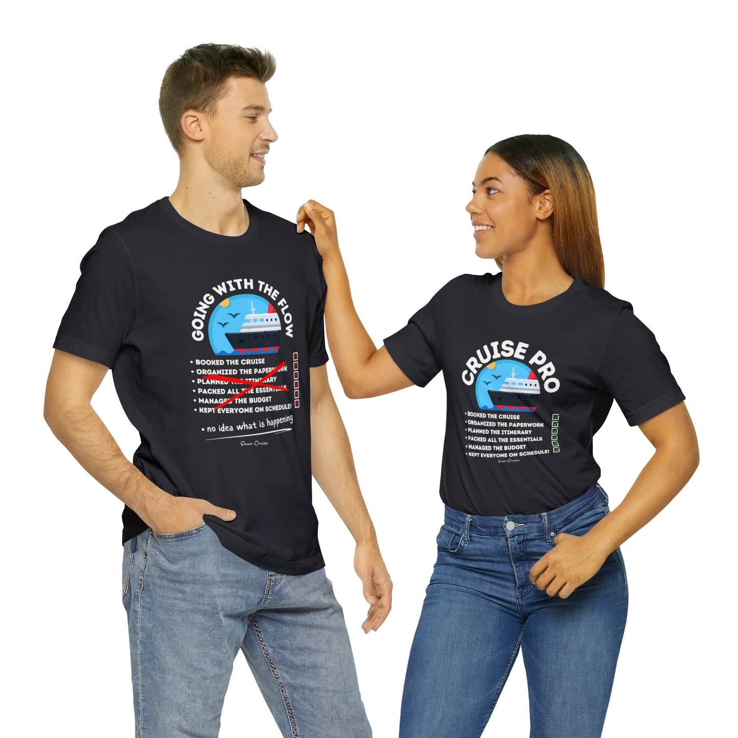 Cruise Pro/Going With the Flow T-Shirt Bundle (Dark Grey)