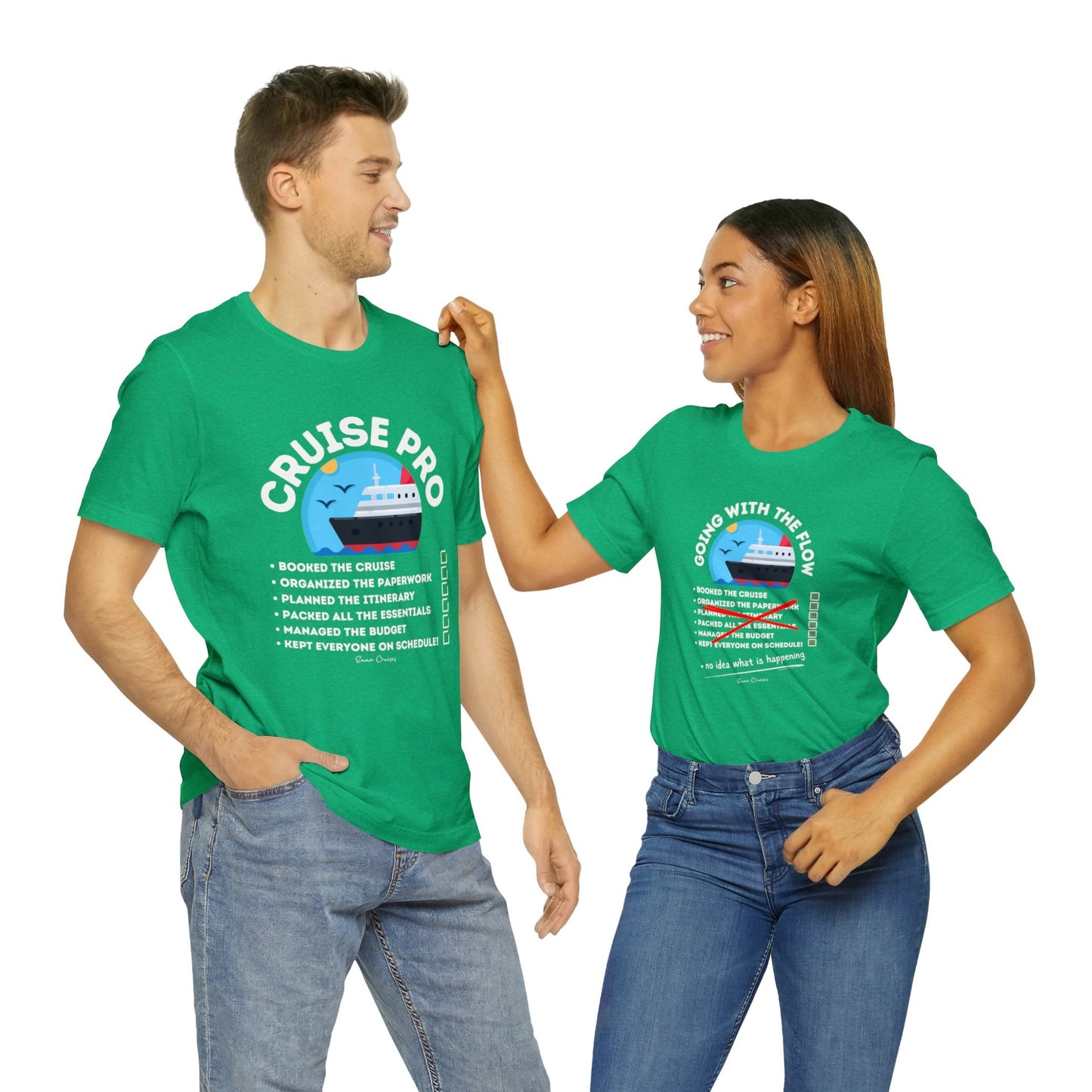 Cruise Pro/Going With the Flow T-Shirt Bundle (Heather Kelly)