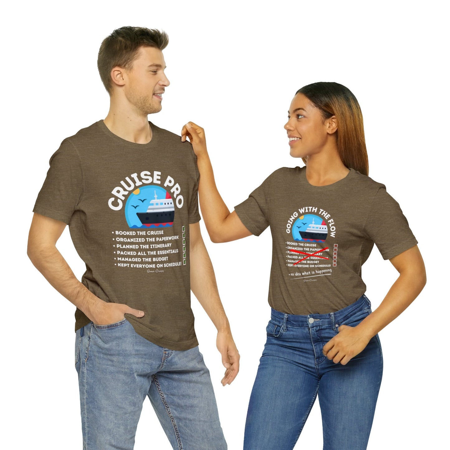 Cruise Pro/Going With the Flow T-Shirt Bundle (Heather Olive)