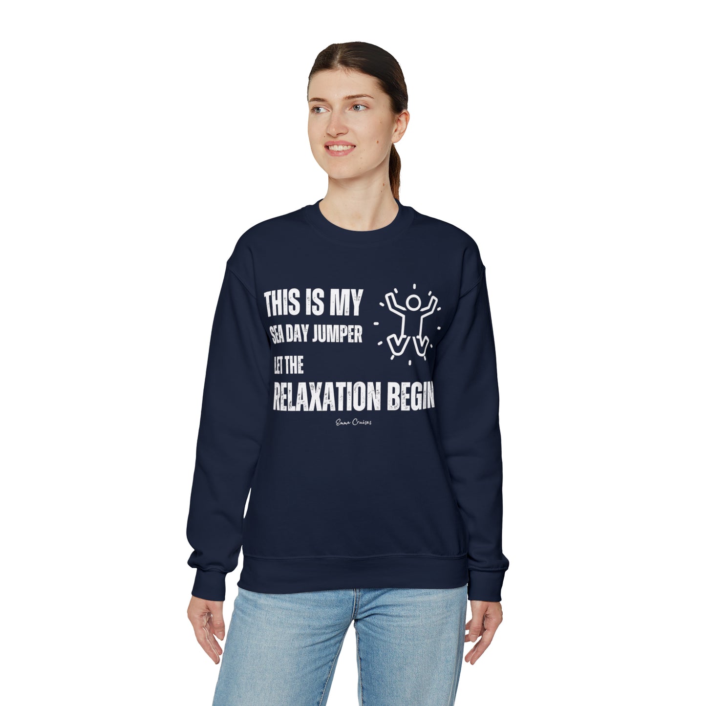 This is My Sea Day Jumper - UNISEX Crewneck Sweatshirt (UK)