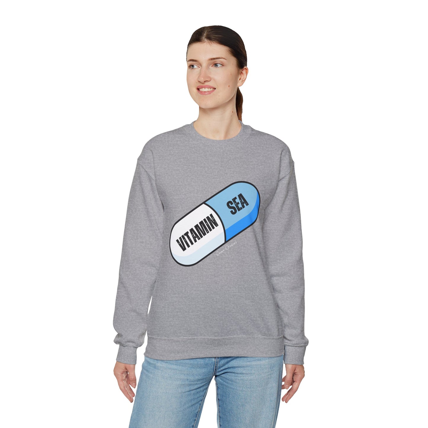 Vitamin Sea - UNISEX Crewneck Sweatshirt