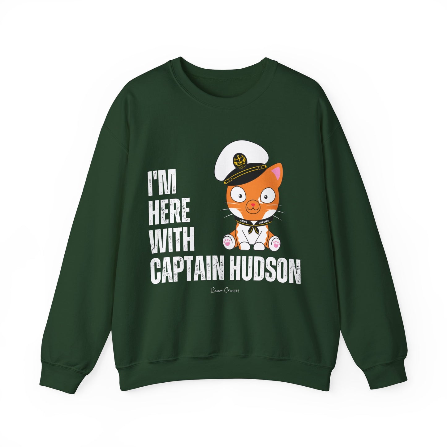 Estoy con el Capitán Hudson - Sudadera UNISEX Crewneck