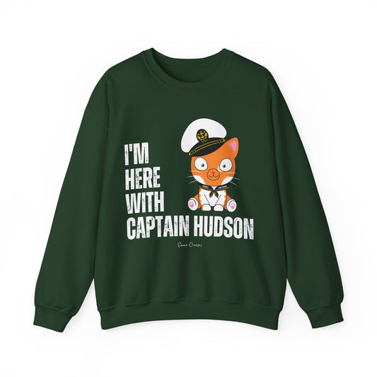I'm With Captain Hudson - UNISEX Crewneck Sweatshirt