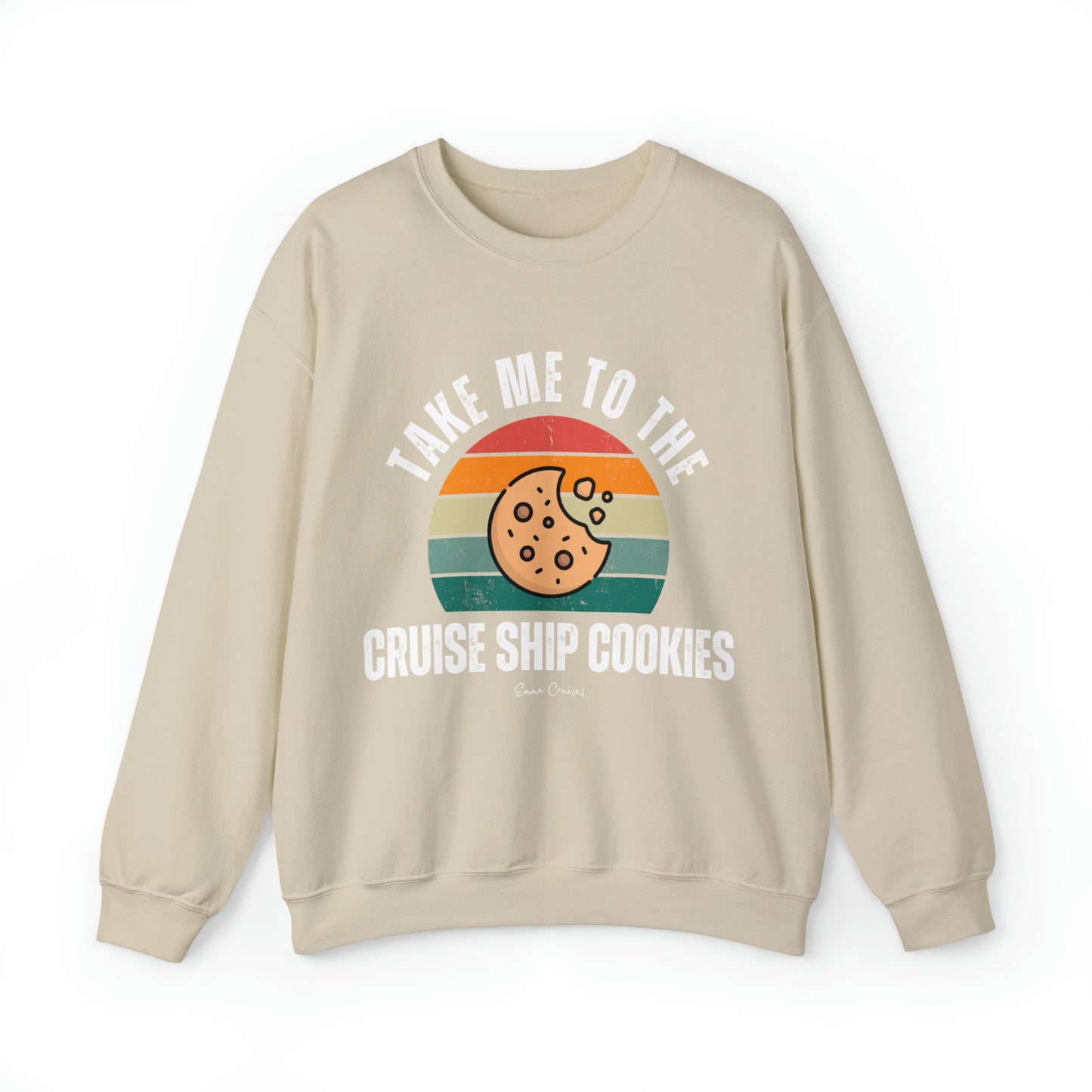 Take Me to the Cruise Ship Cookies - UNISEX Crewneck Sweatshirt (UK)