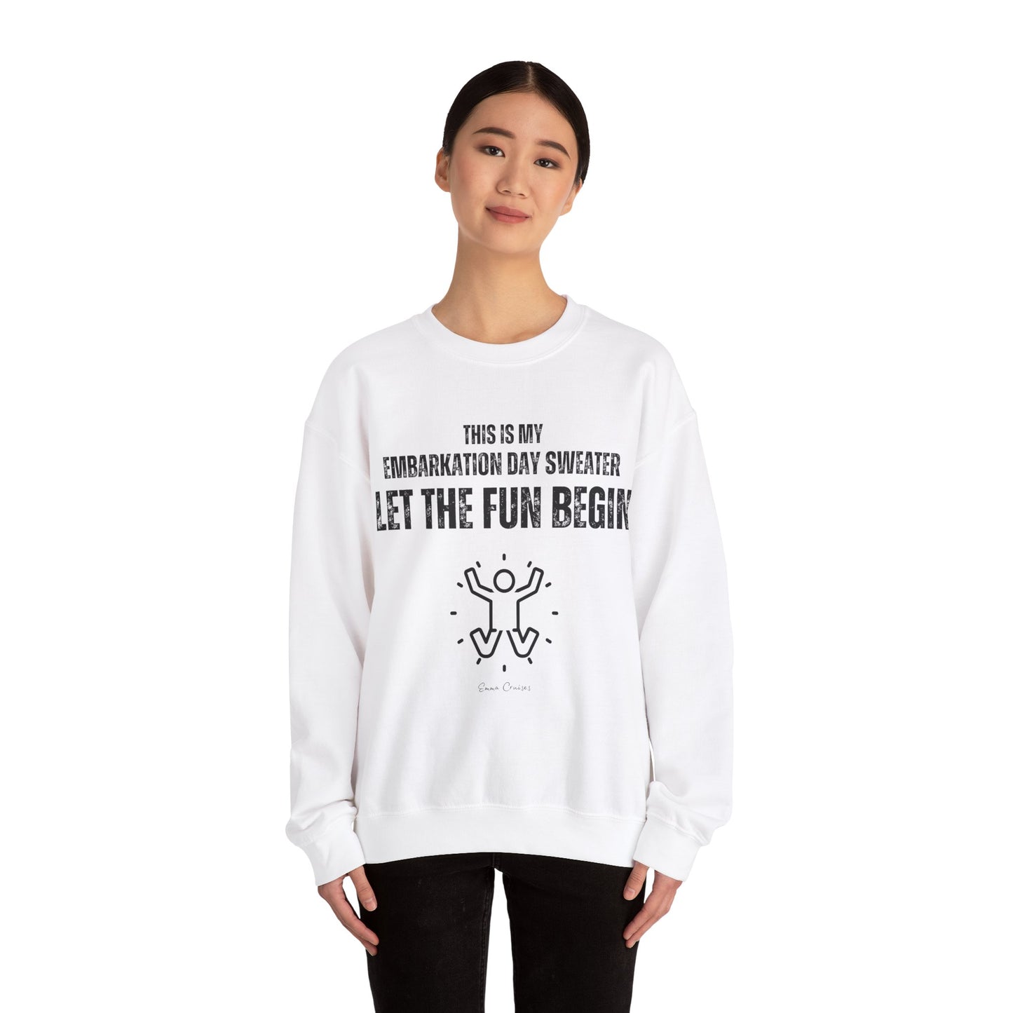 This is My Embarkation Day Sweater - UNISEX Crewneck Sweatshirt