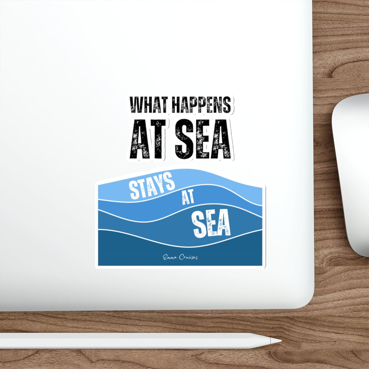 What Happens at Sea - Die-Cut Sticker