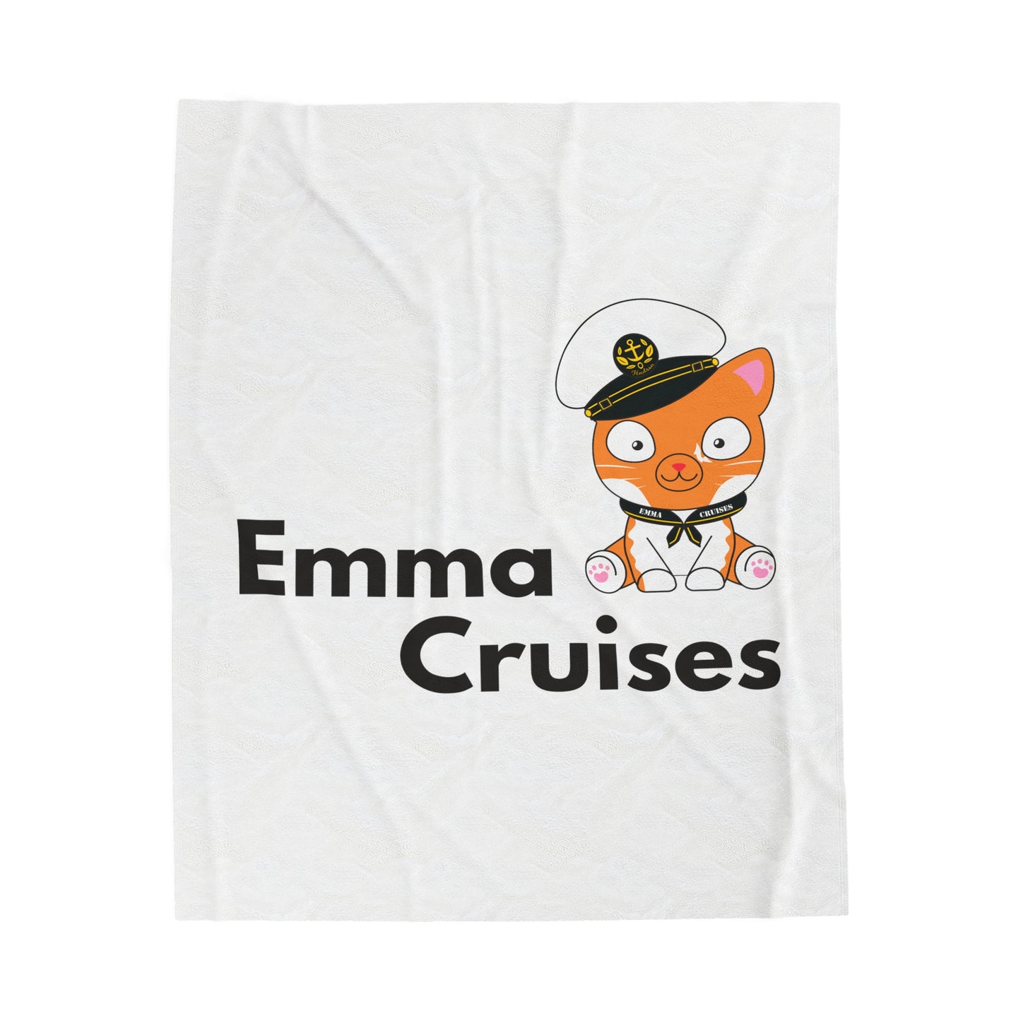 Emma Cruises - Manta de felpa de pana