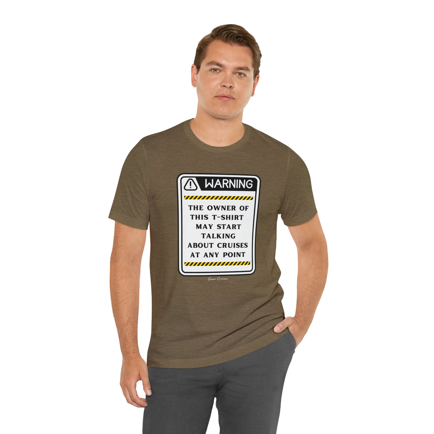 Kann anfangen, über Kreuzfahrten zu reden - UNISEX T-Shirt
