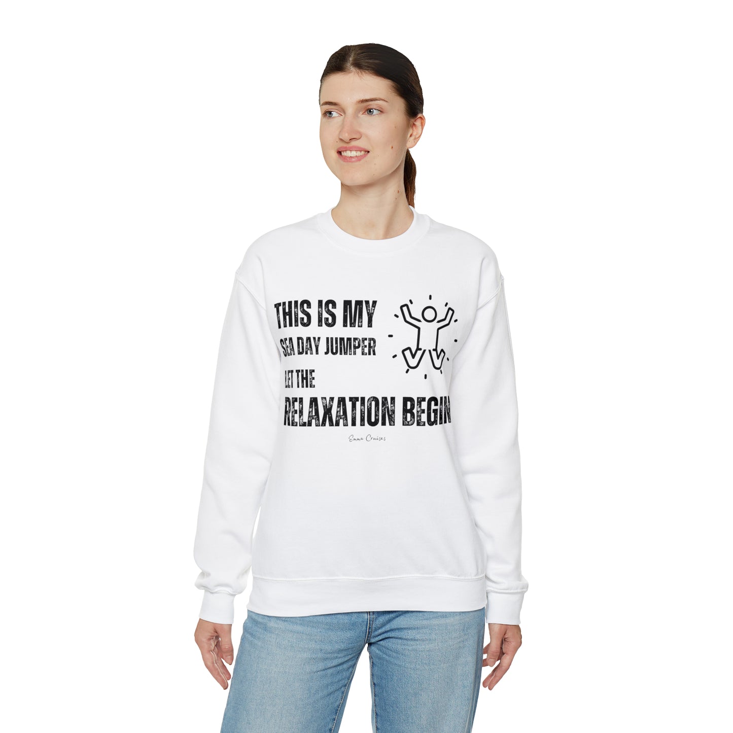 This is My Sea Day Jumper - UNISEX Crewneck Sweatshirt (UK)