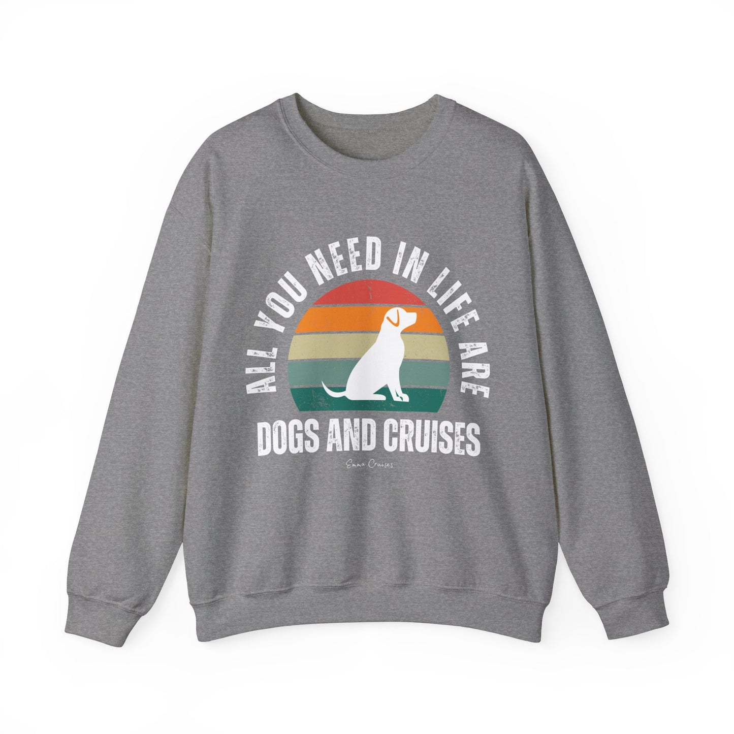Dogs and Cruises - UNISEX Crewneck Sweatshirt