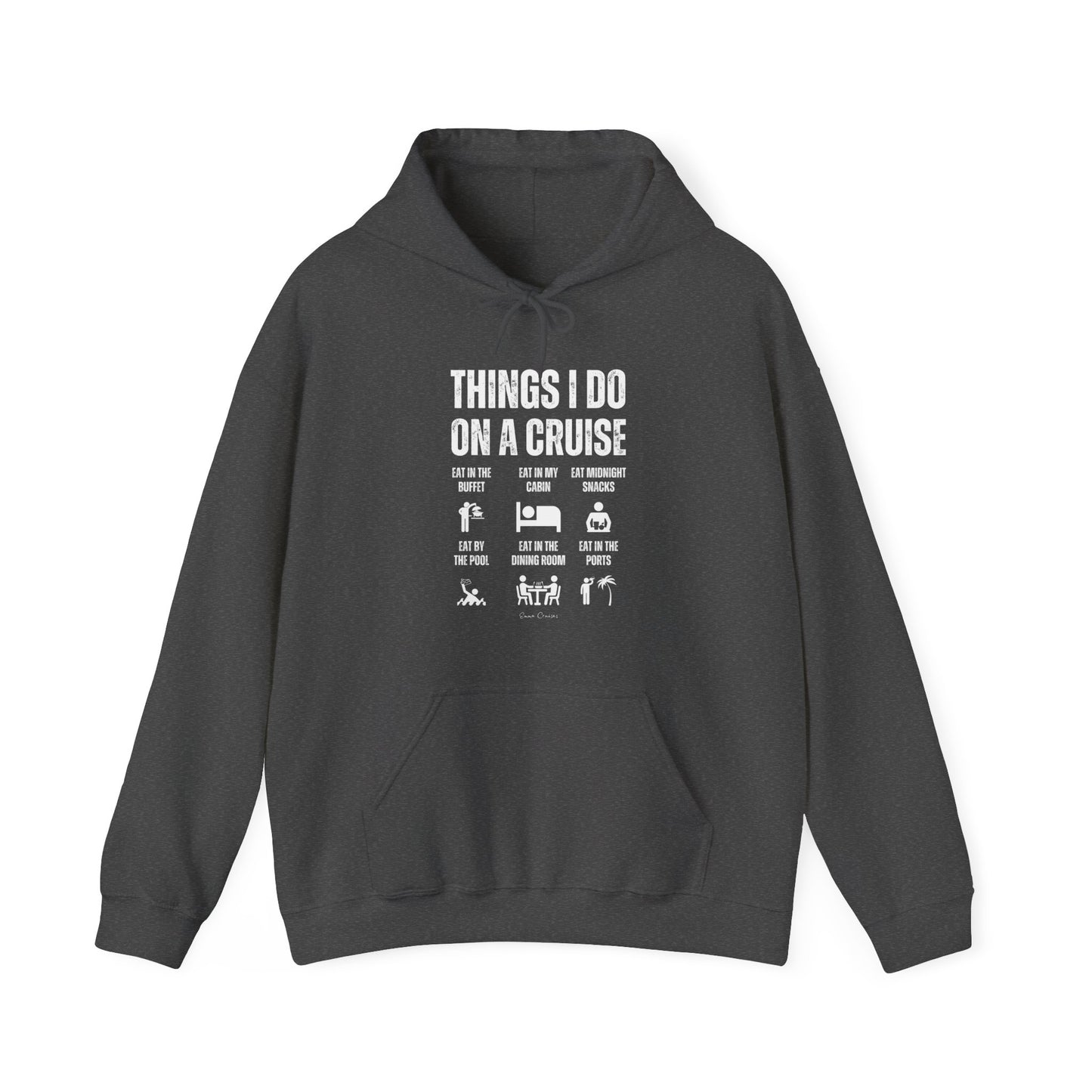 Things I Do on a Cruise - UNISEX Hoodie (UK)