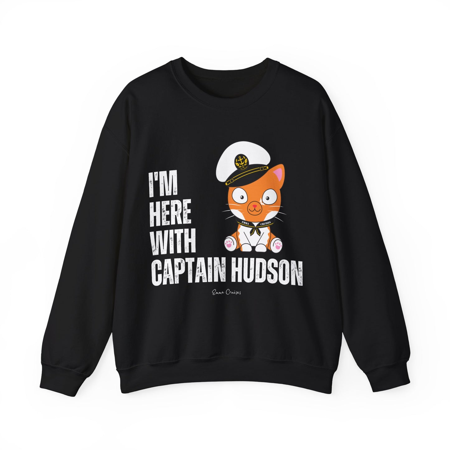 I'm With Captain Hudson - UNISEX Crewneck Sweatshirt