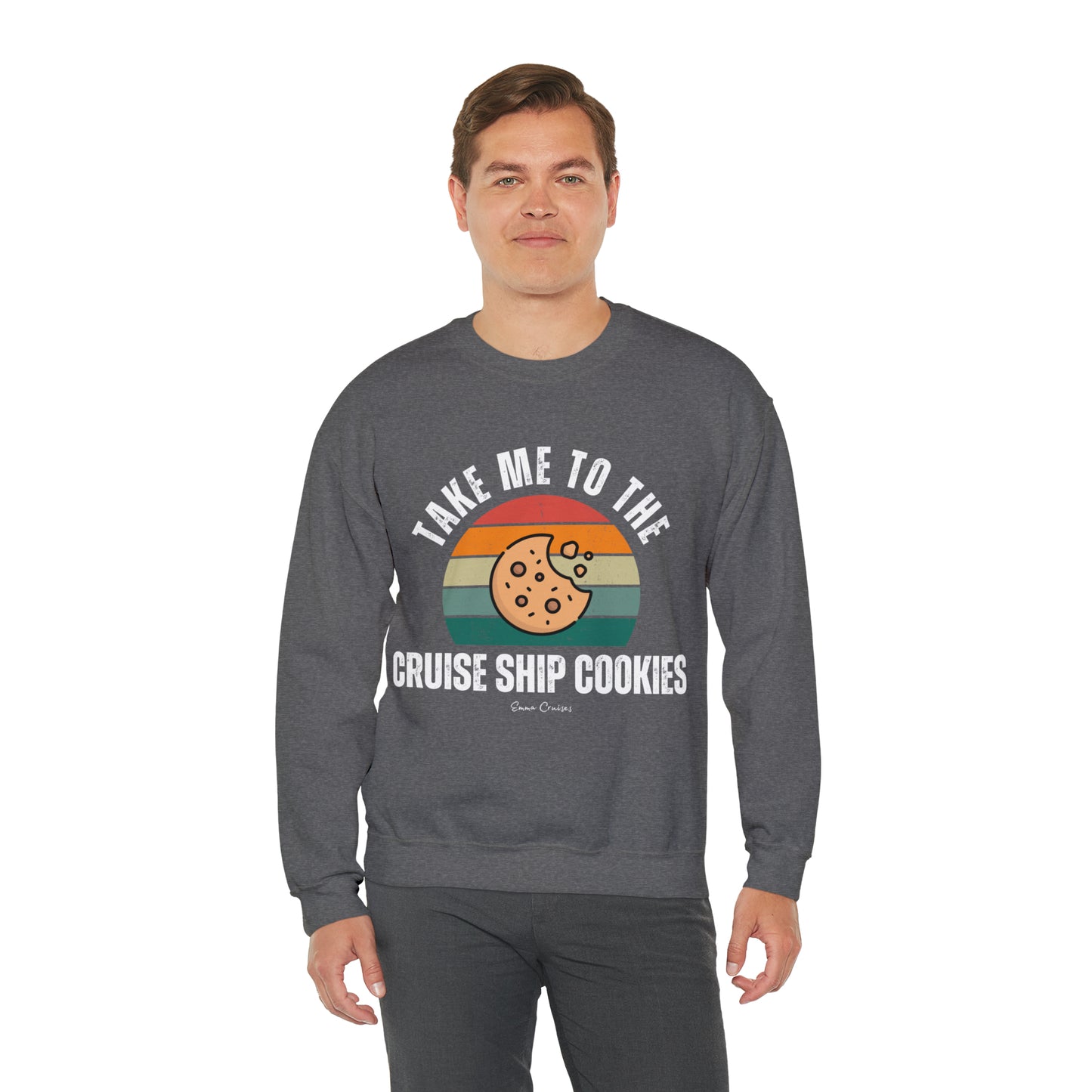 Take Me to the Cruise Ship Cookies - UNISEX Crewneck Sweatshirt (UK)