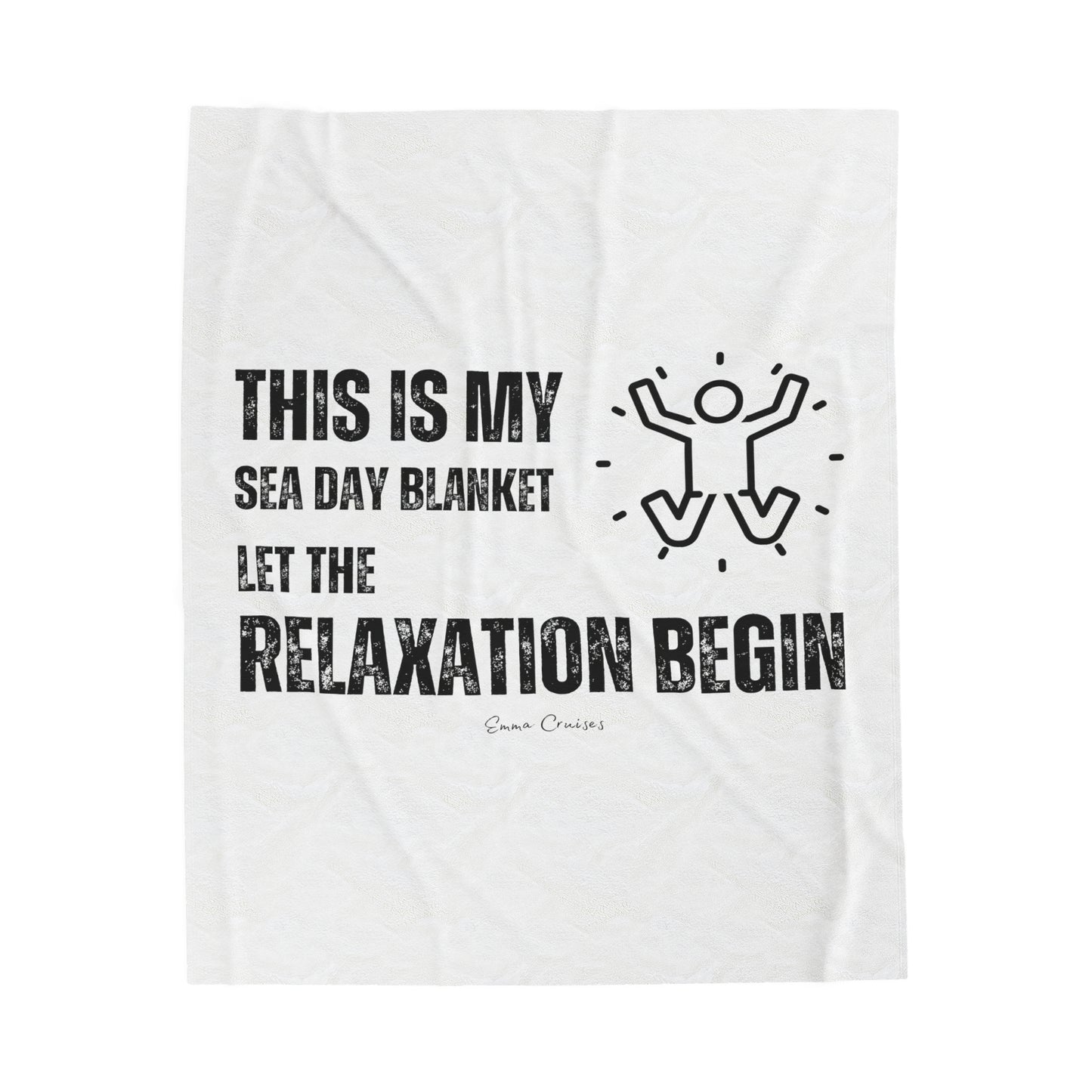 This is My Sea Day Blanket - Velveteen Plush Blanket