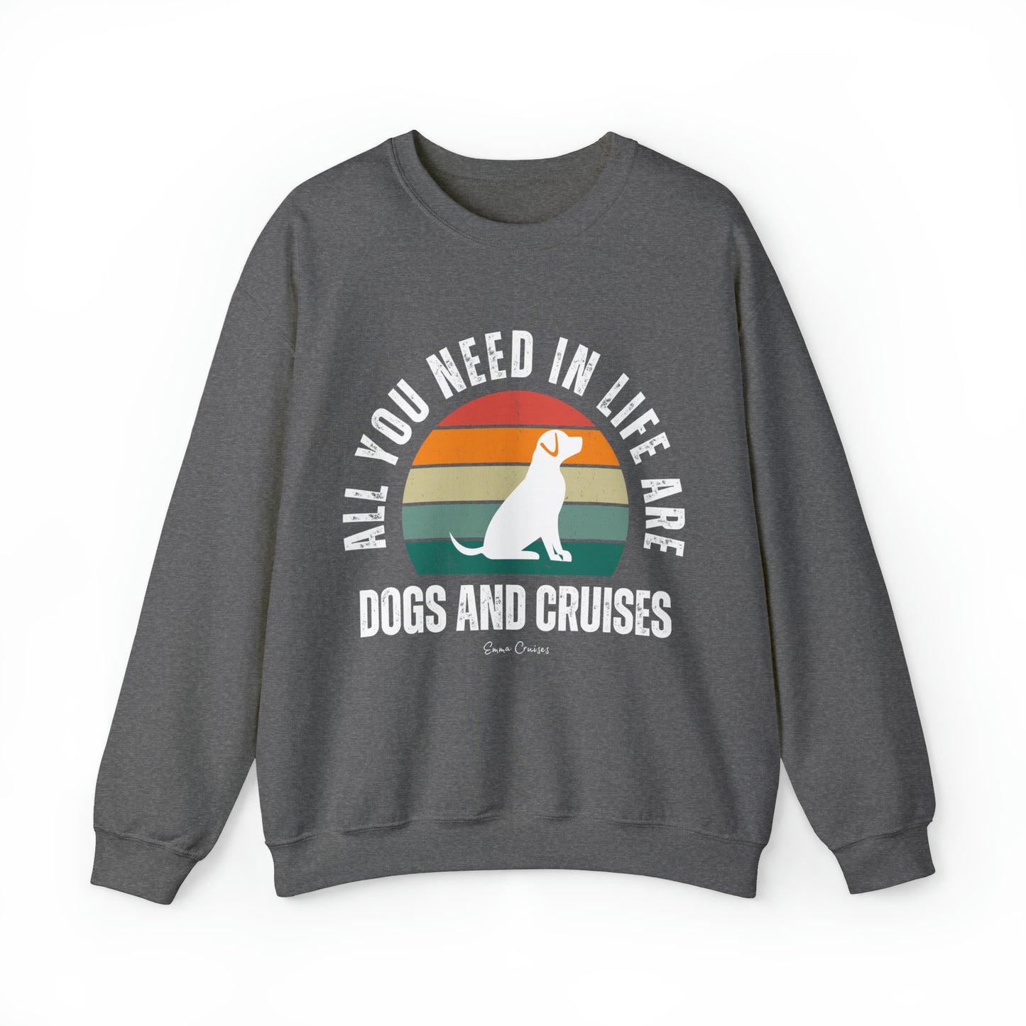 Dogs and Cruises - UNISEX Crewneck Sweatshirt (UK)