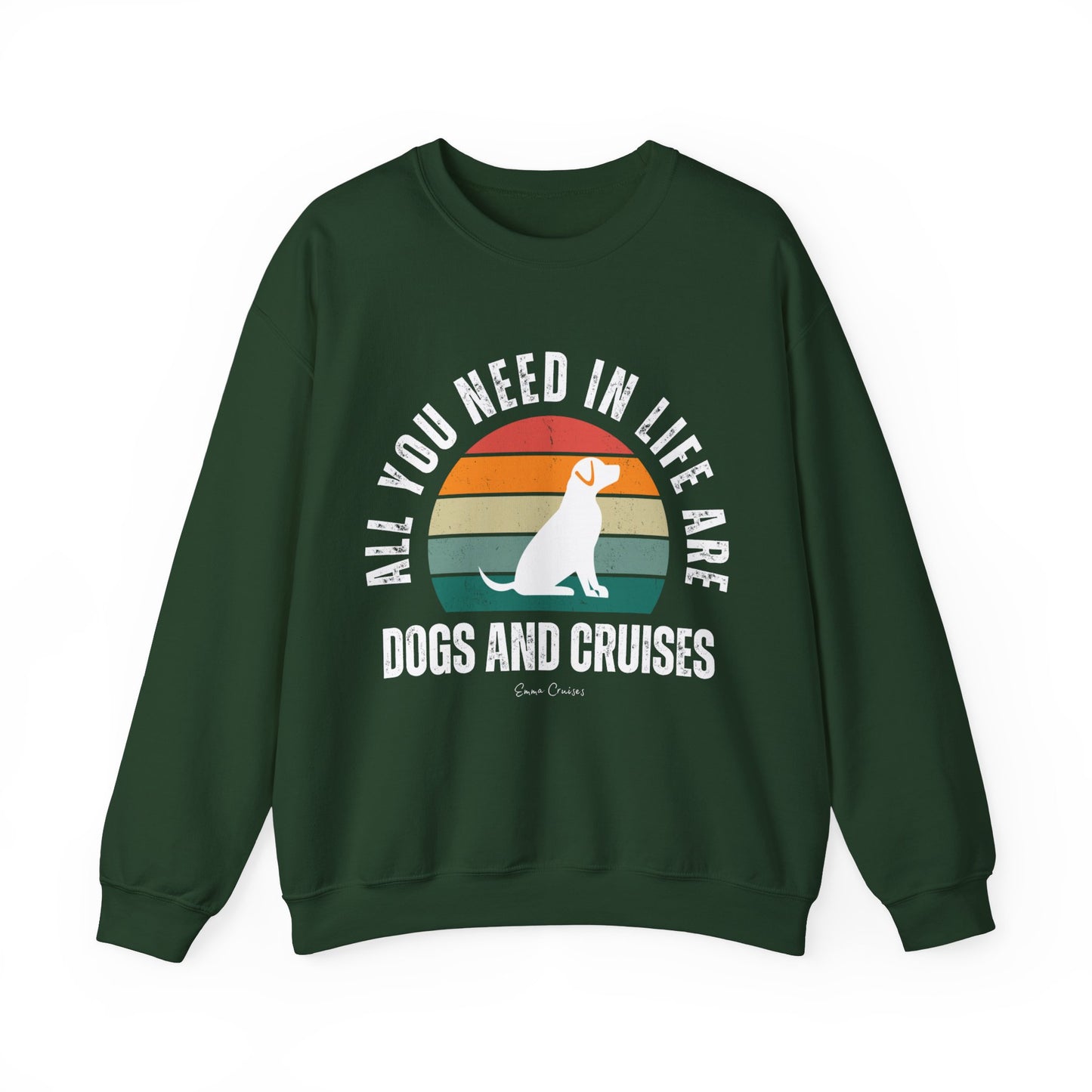 Dogs and Cruises - UNISEX Crewneck Sweatshirt