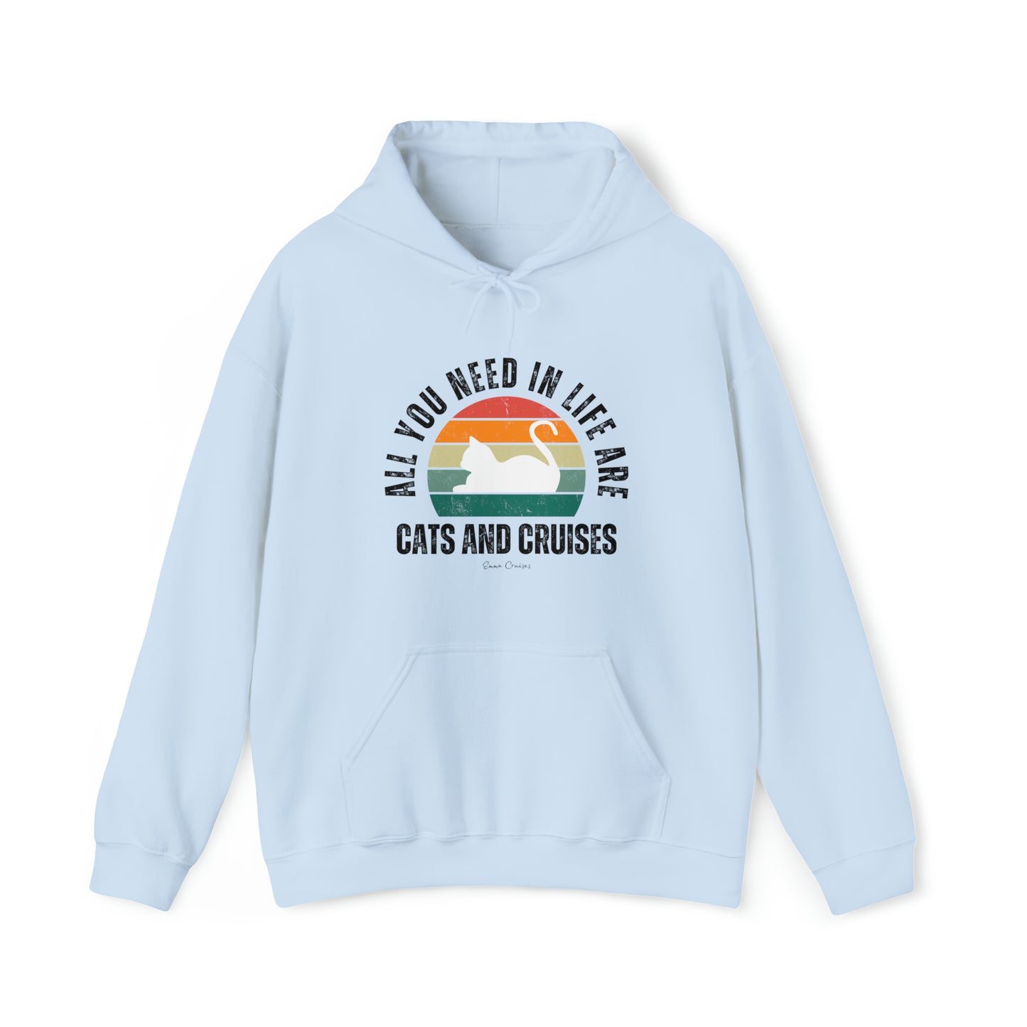 Cats and Cruises - UNISEX Hoodie (UK)