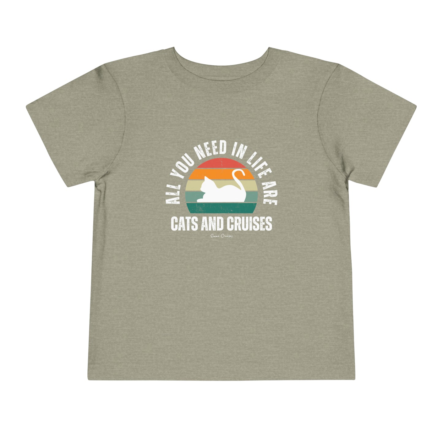 Katzen und Kreuzfahrten - Kleinkind UNISEX T-Shirt 